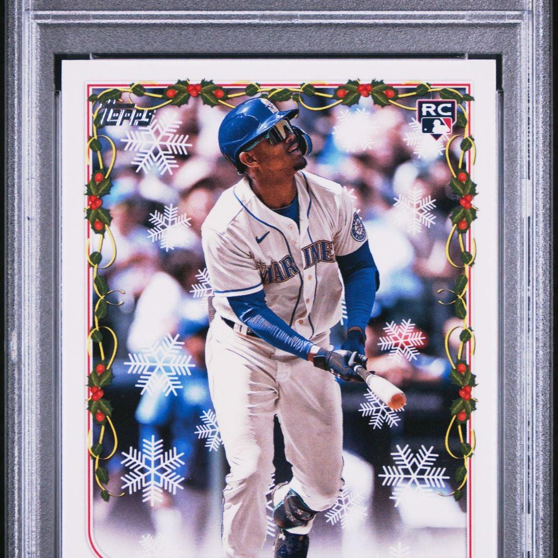 2022 Topps Holiday #HW44 Julio Rodriguez Rookie PSA 10 - LoCo Collectables