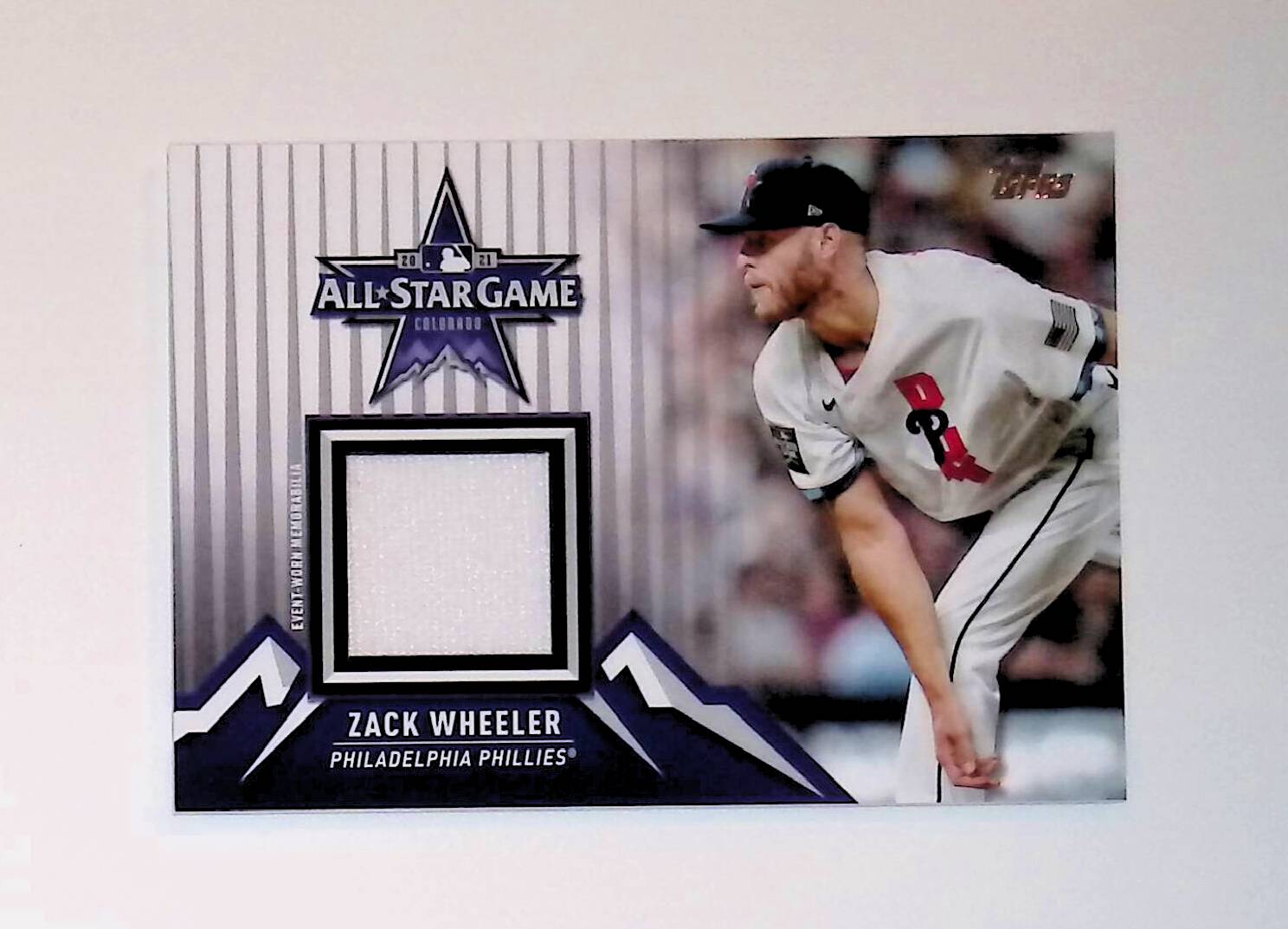 JESSE WINKER 2021 TOPPS UPDATE ALL-STAR STITCHES RELIC #ASSC-JW CINCINNATI  REDS