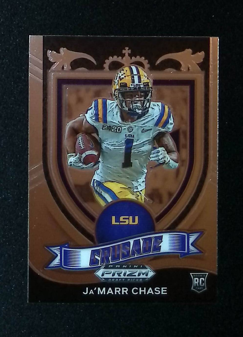 2021 Panini Prizm Draft Picks #162 Ja'Marr Chase LSU Tigers Crusade (Rookie  Year Card) NFL Football Card NM-MT