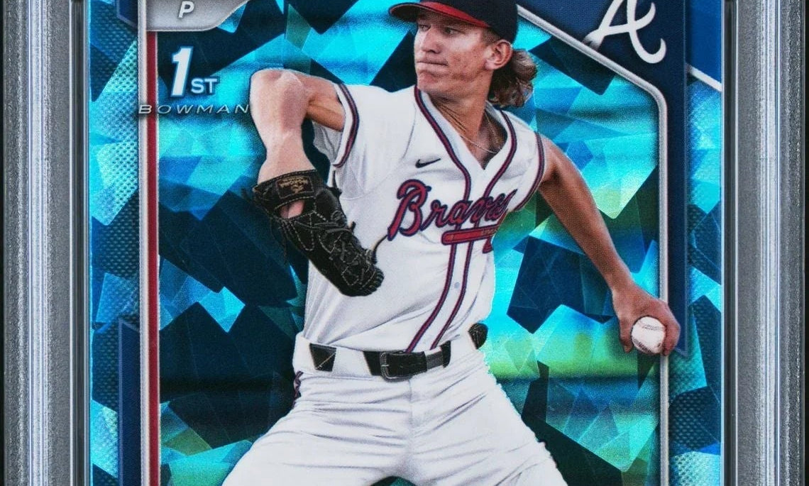 2024 Bowman Draft Sapphire Edition Cam Caminiti Atlanta Braves graded PSA 10 baseball card