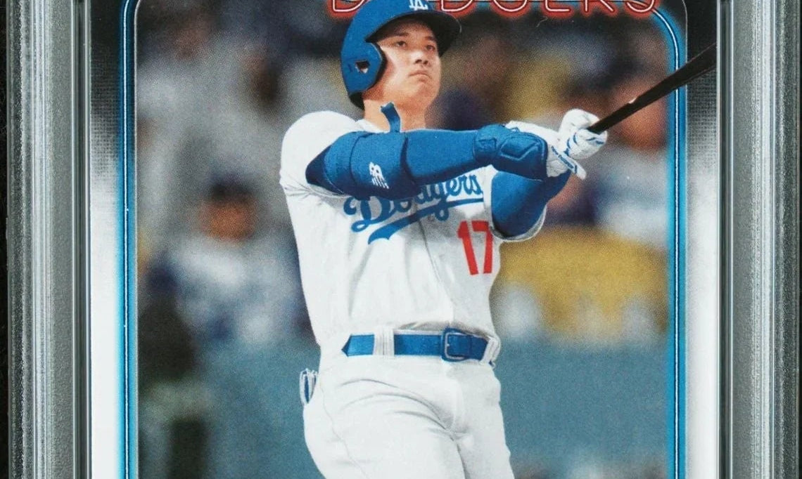 2024 Topps Shohei Ohtani Dodgers baseball card, PSA graded Gem Mint 10, #500.