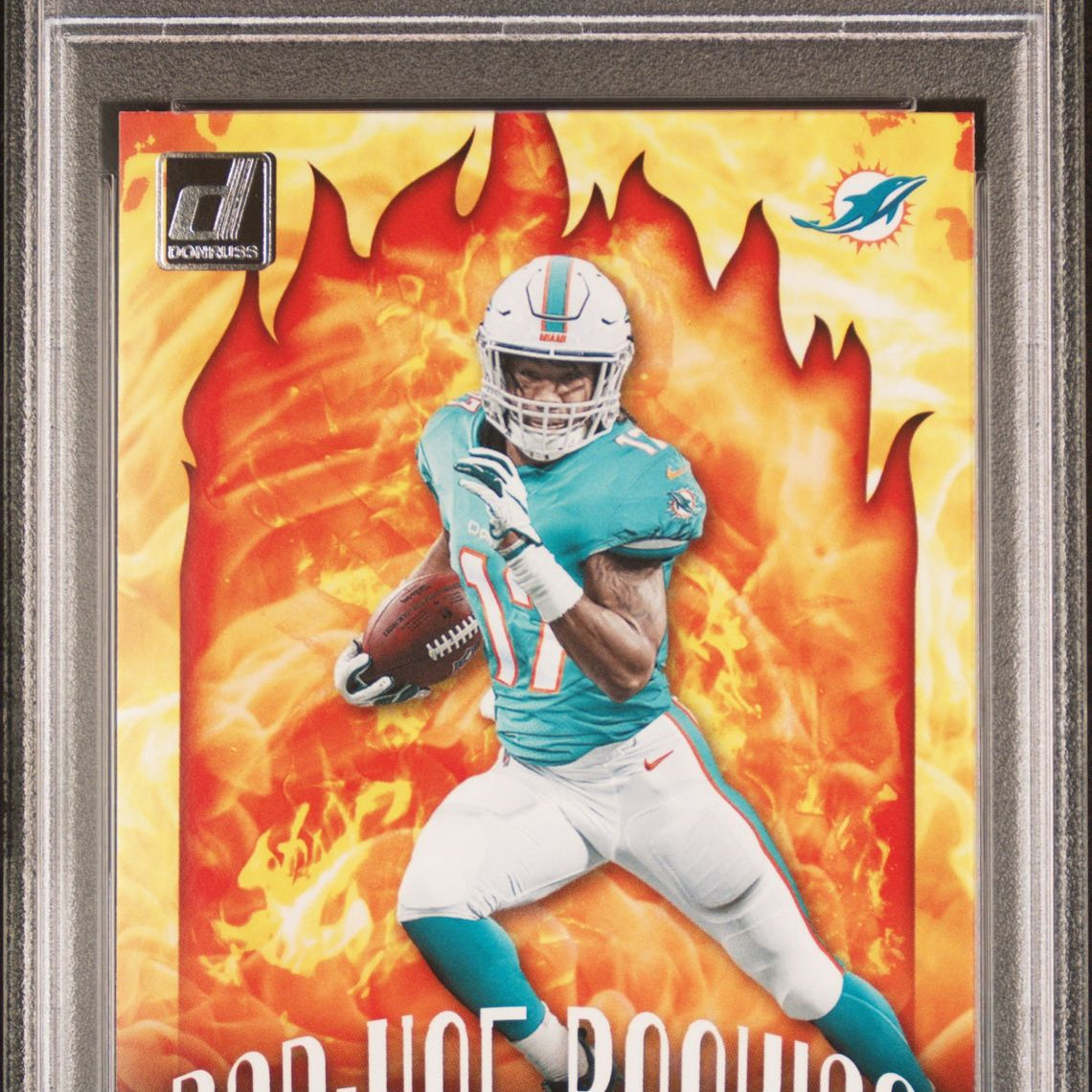 2021 Donruss Red Hot Rookies #RHR-JWA Jaylen Waddle Rookie PSA 10 GEM MINT - LoCo Collectables