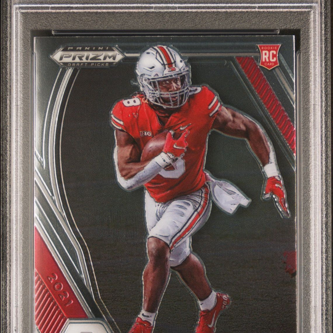 2021 Panini Prizm Draft Picks #159 Trey Sermon Rookie PSA 10 GEM MINT - LoCo Collectables