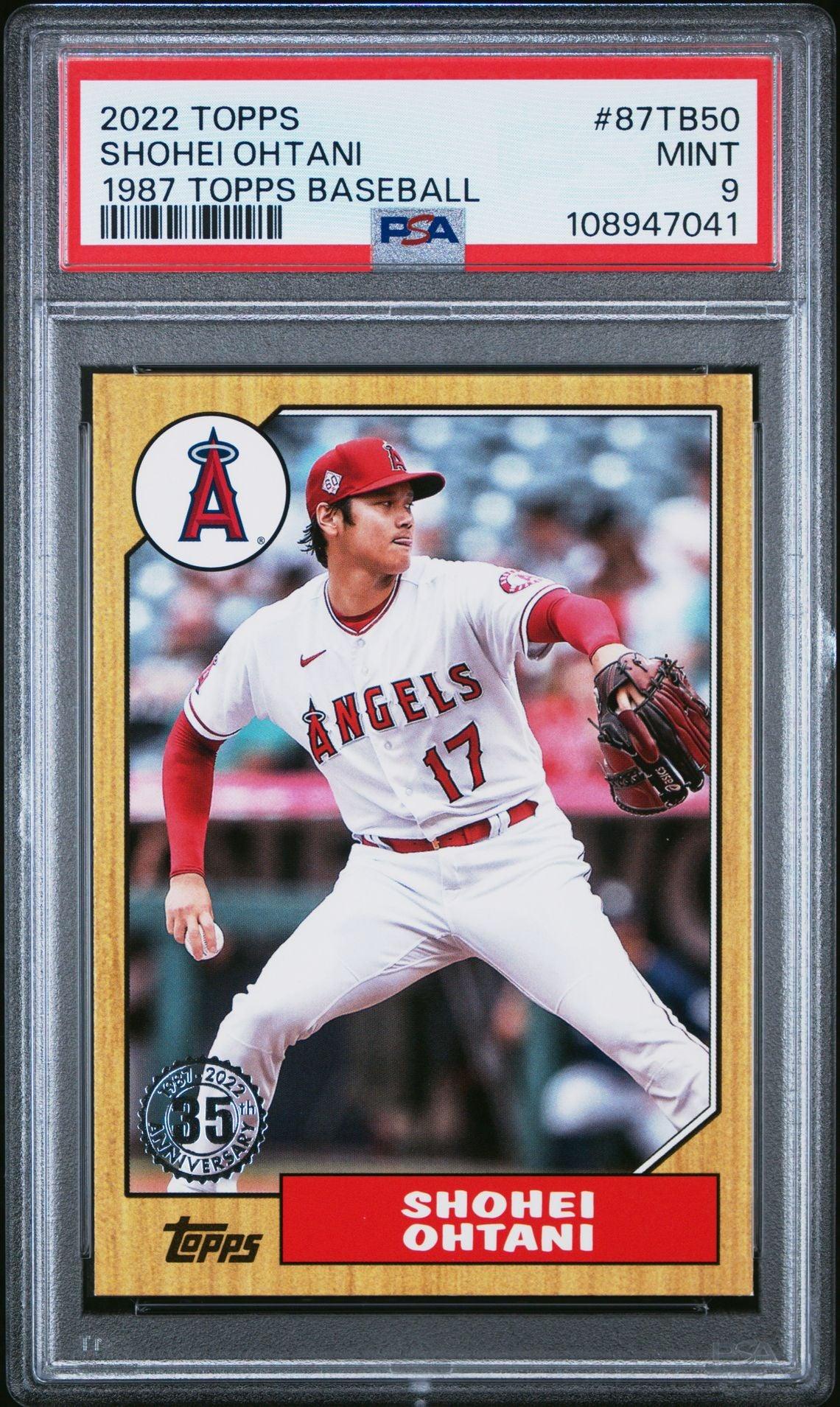 2022 Topps 1987 Topps Baseball #87TB-50 Shohei Ohtani PSA 9 - LoCo Collectables