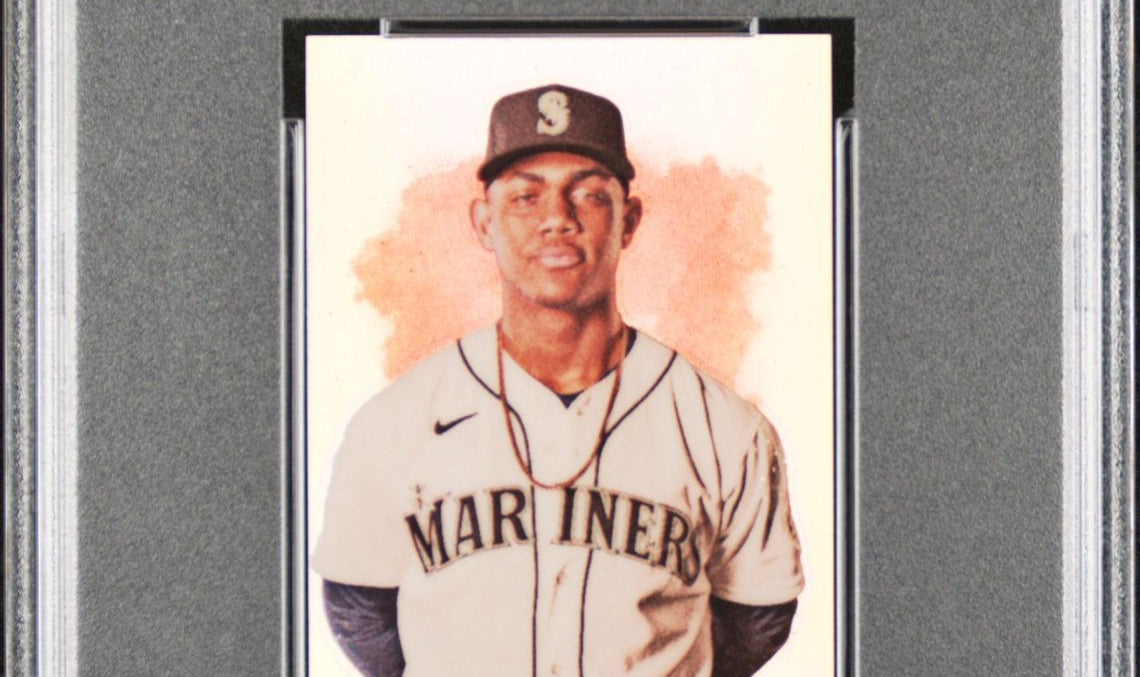 Julio Rodriguez 2022 Topps Allen and Ginter Chrome Mini Rookie Design Variations #RDV-10 (Rookie Card), PSA 10 GEM MINT - LoCo Collectables