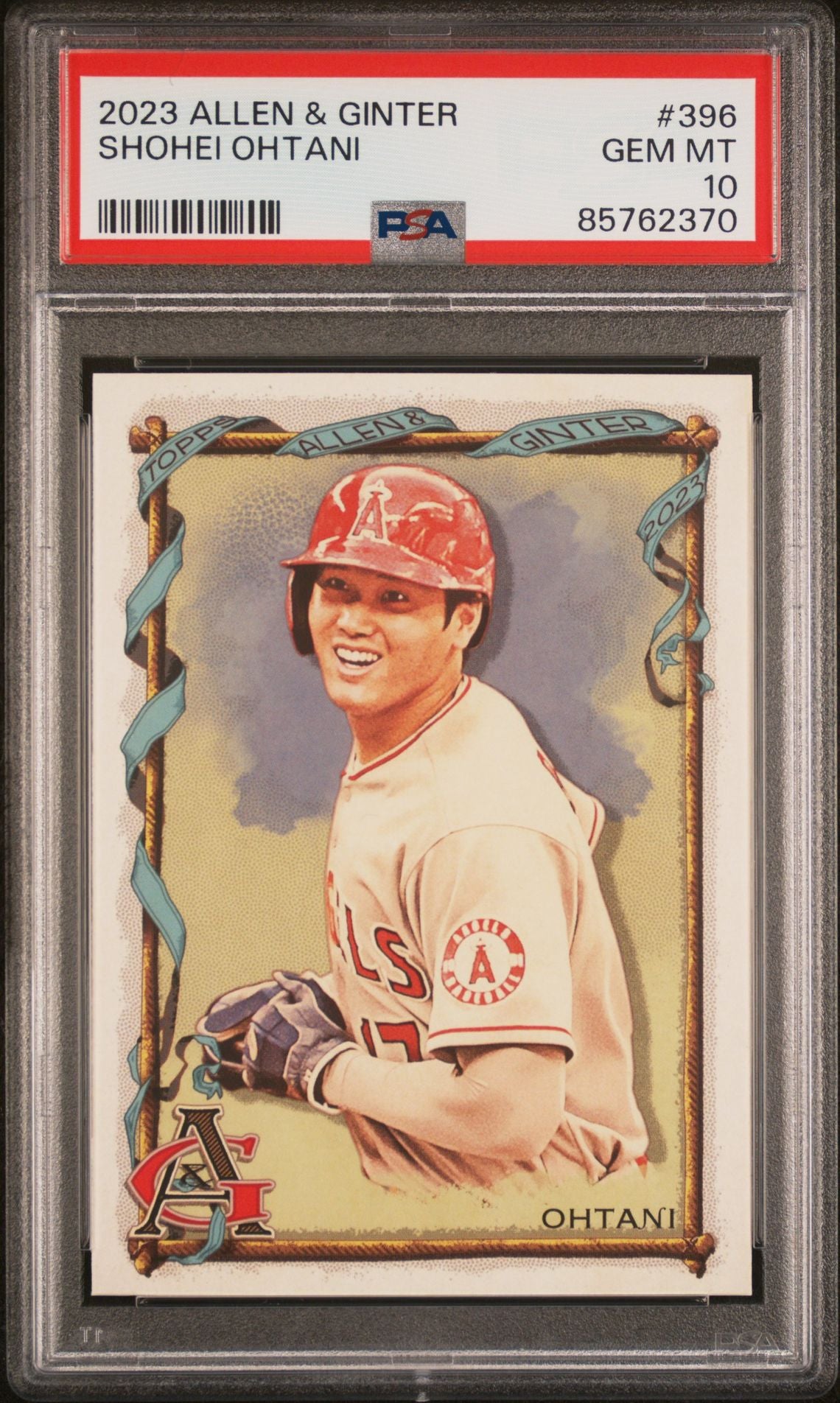 Shohei Ohtani 2023 Topps Allen & Ginter #396 (Short Print) PSA 10 GEM MINT - LoCo Collectables