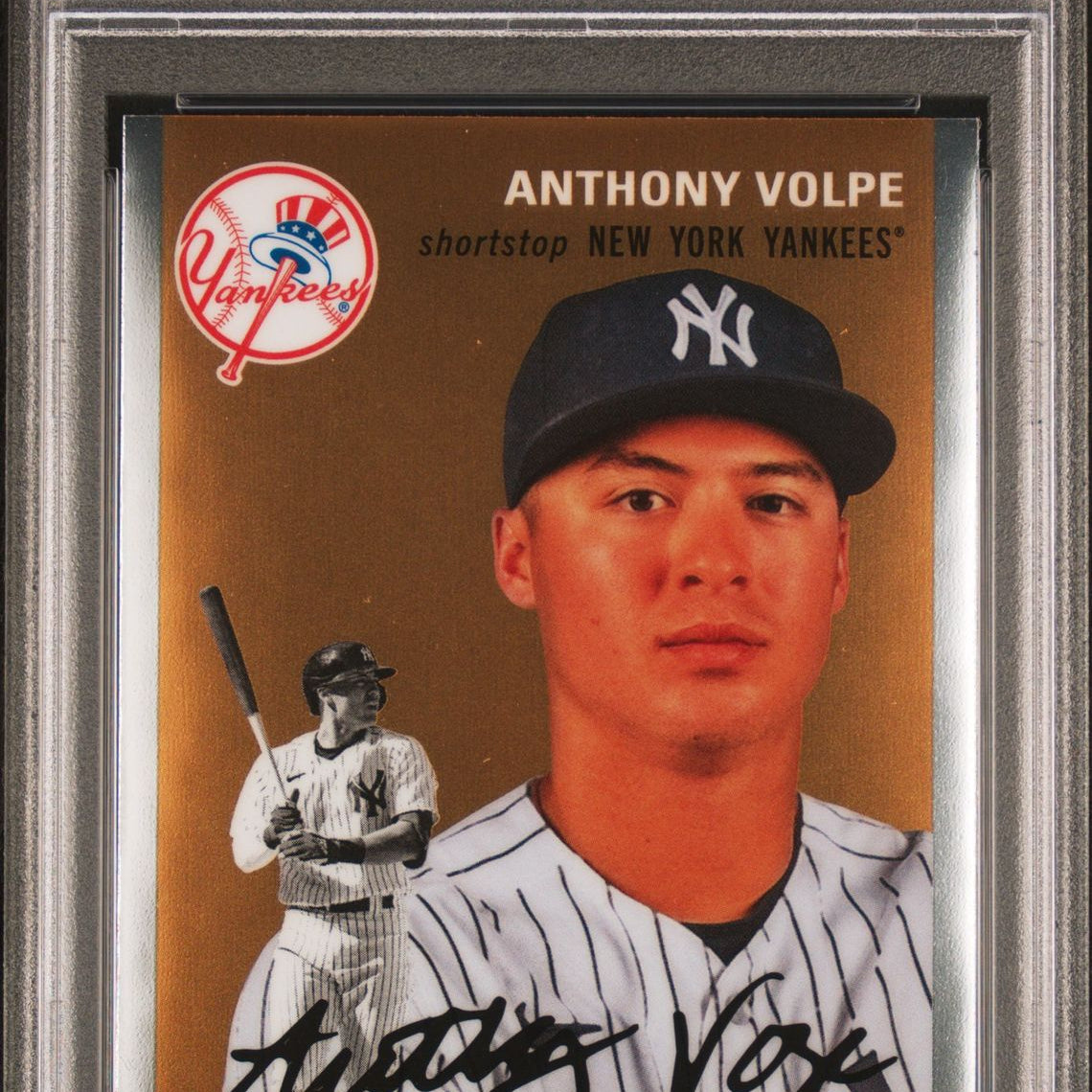 Anthony Volpe 2023 Topps Chrome Platinum Anniversary #100 (Rookie Card) PSA 10 GEM MINT - LoCo Collectables