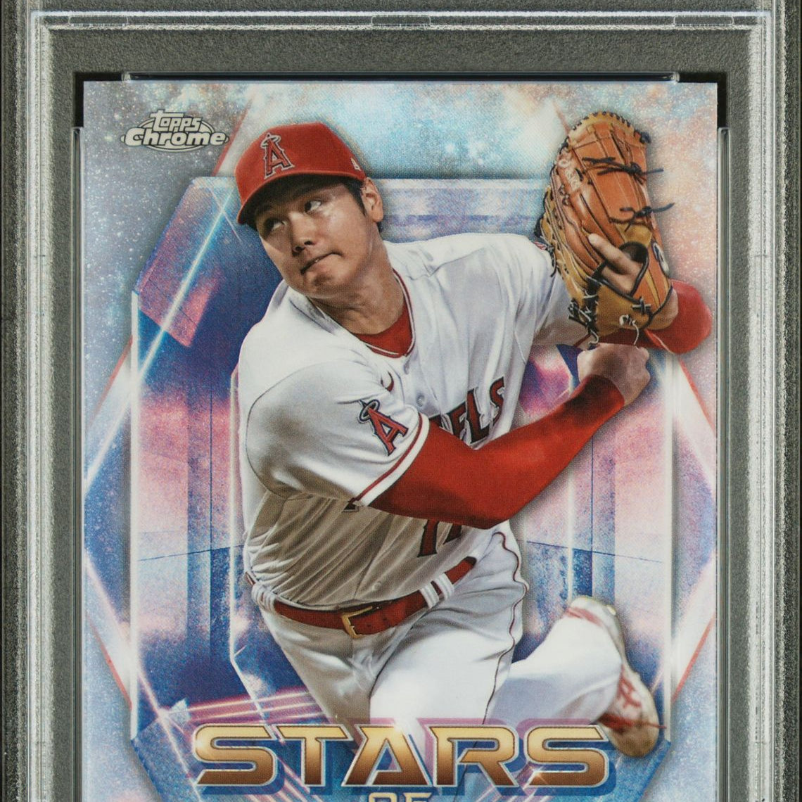 2023 Topps Stars of MLB Chrome #SMLBC-21 Shohei Ohtani PSA 10 - LoCo Collectables