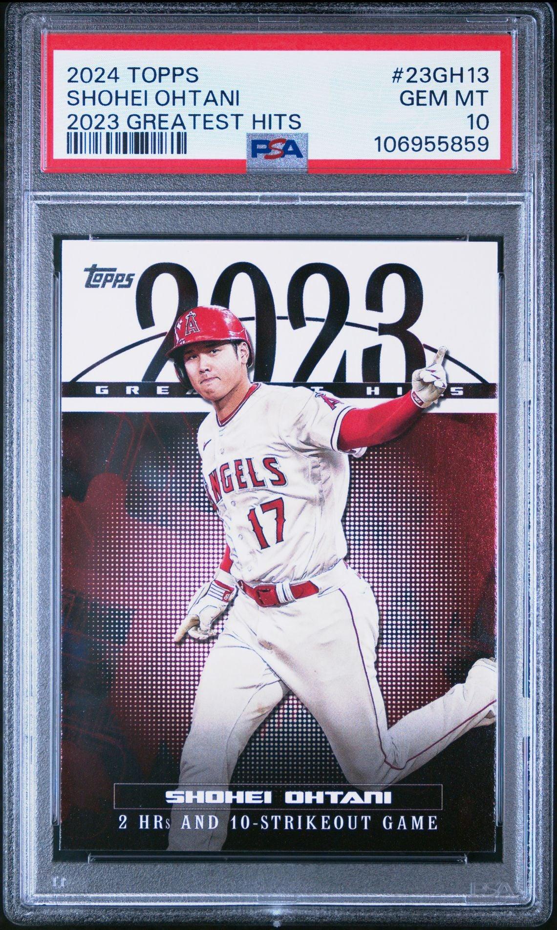 2024 Topps 2023 Greatest Hits #23GH-13 Shohei Ohtani PSA 10 - LoCo Collectables