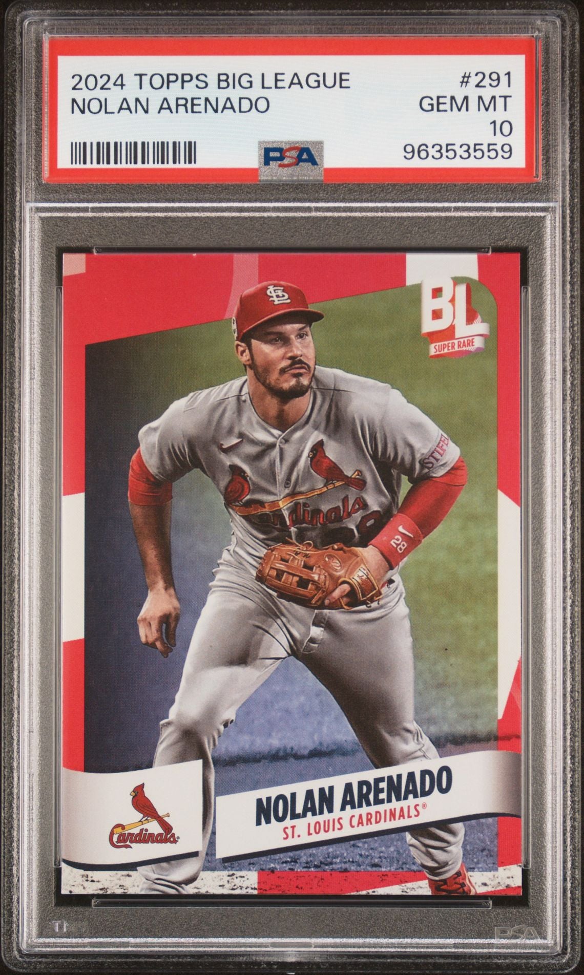 2024 Topps Big League #291 Nolan Arenado PSA 10 GEM MINT - LoCo Collectables