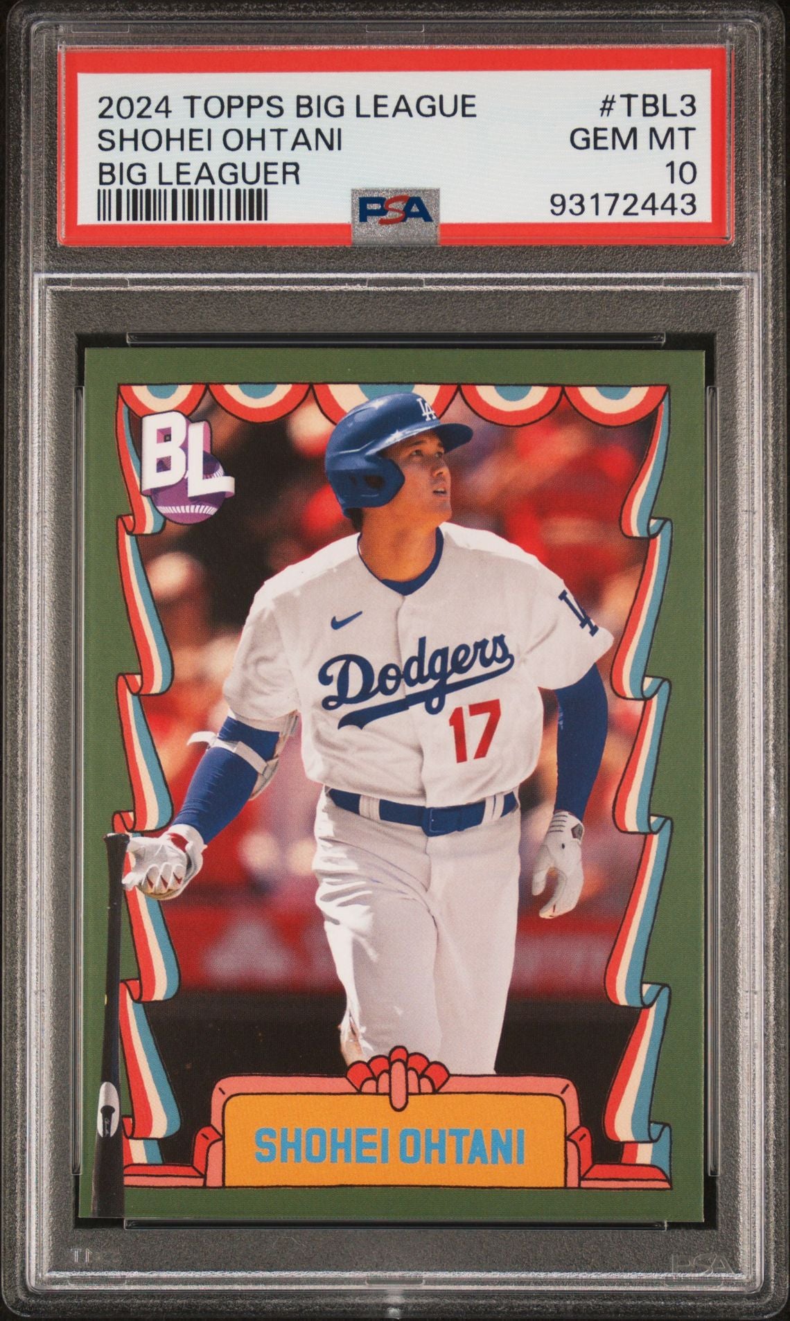 Shohei Ohtani 2024 Topps Big League Big Leaguer #TBL-3 PSA 10 GEM MINT - LoCo Collectables