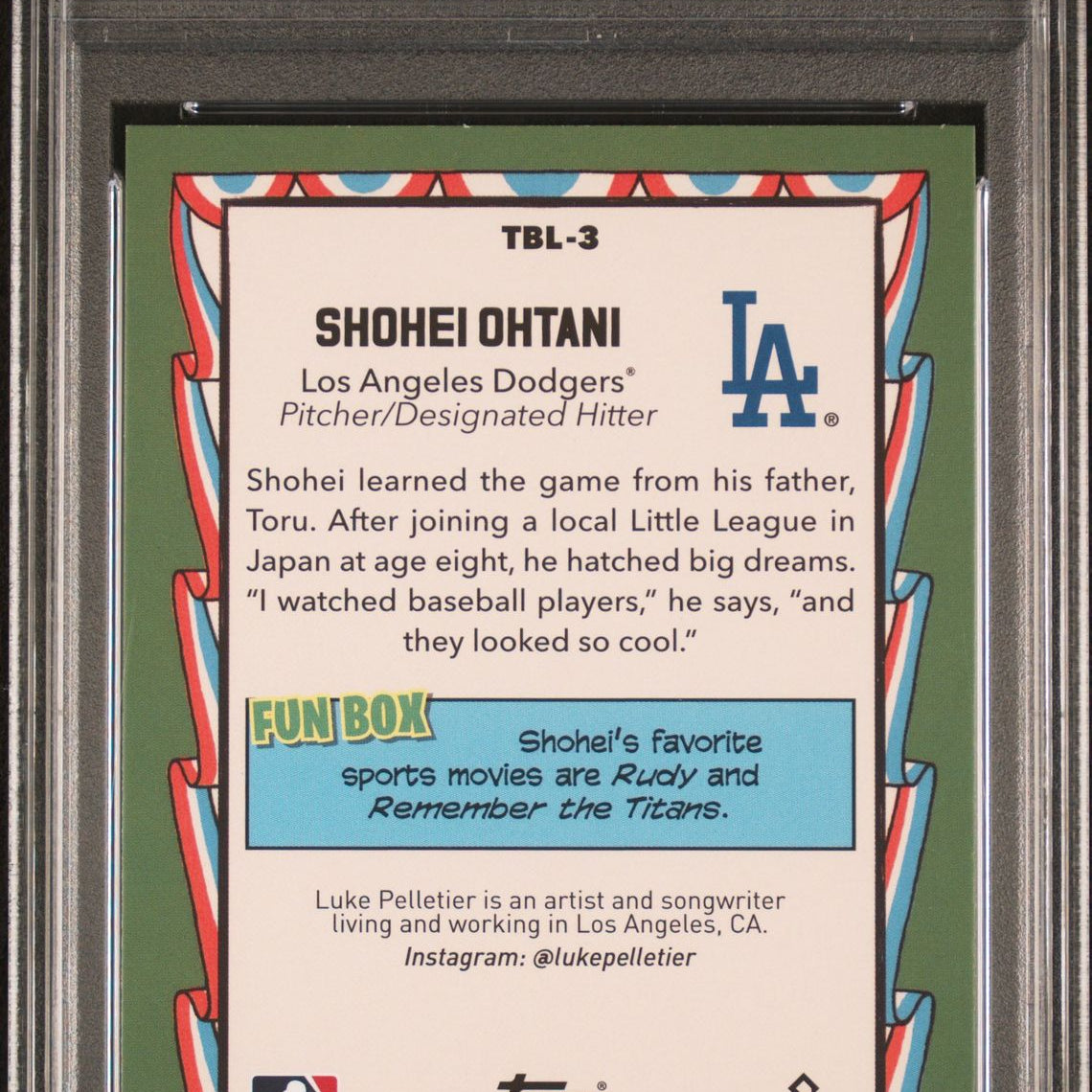 Shohei Ohtani 2024 Topps Big League Big Leaguer #TBL-3 PSA 10 GEM MINT - LoCo Collectables