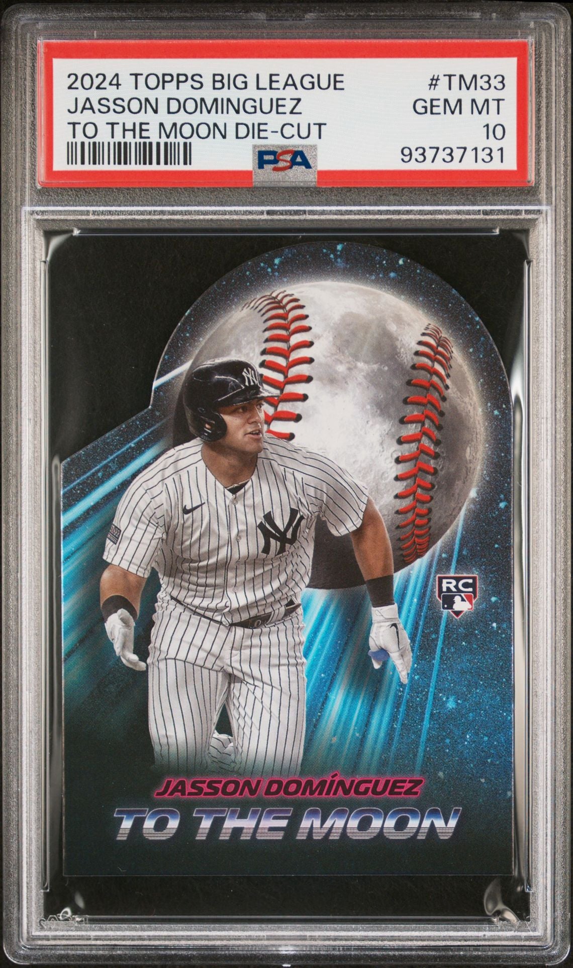 Jasson Dominguez 2024 Topps Big League To the Moon #TM-33 (Rookie Card) PSA 10 GEM MINT - LoCo Collectables