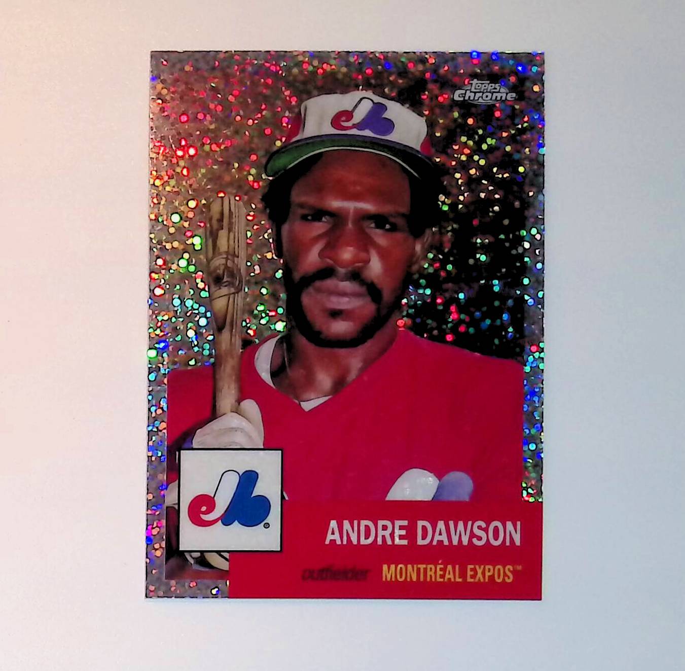 Andre Dawson 2022 Topps Chrome Platinum Anniversary Speckle Refractors #58, 102 /150 - LoCo Collectables