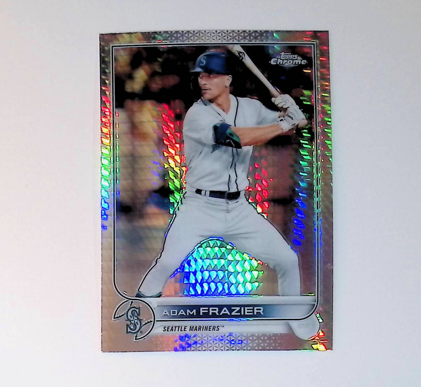 Adam Frazier 2022 Topps Chrome Prism Refractor #47 - LoCo Collectables