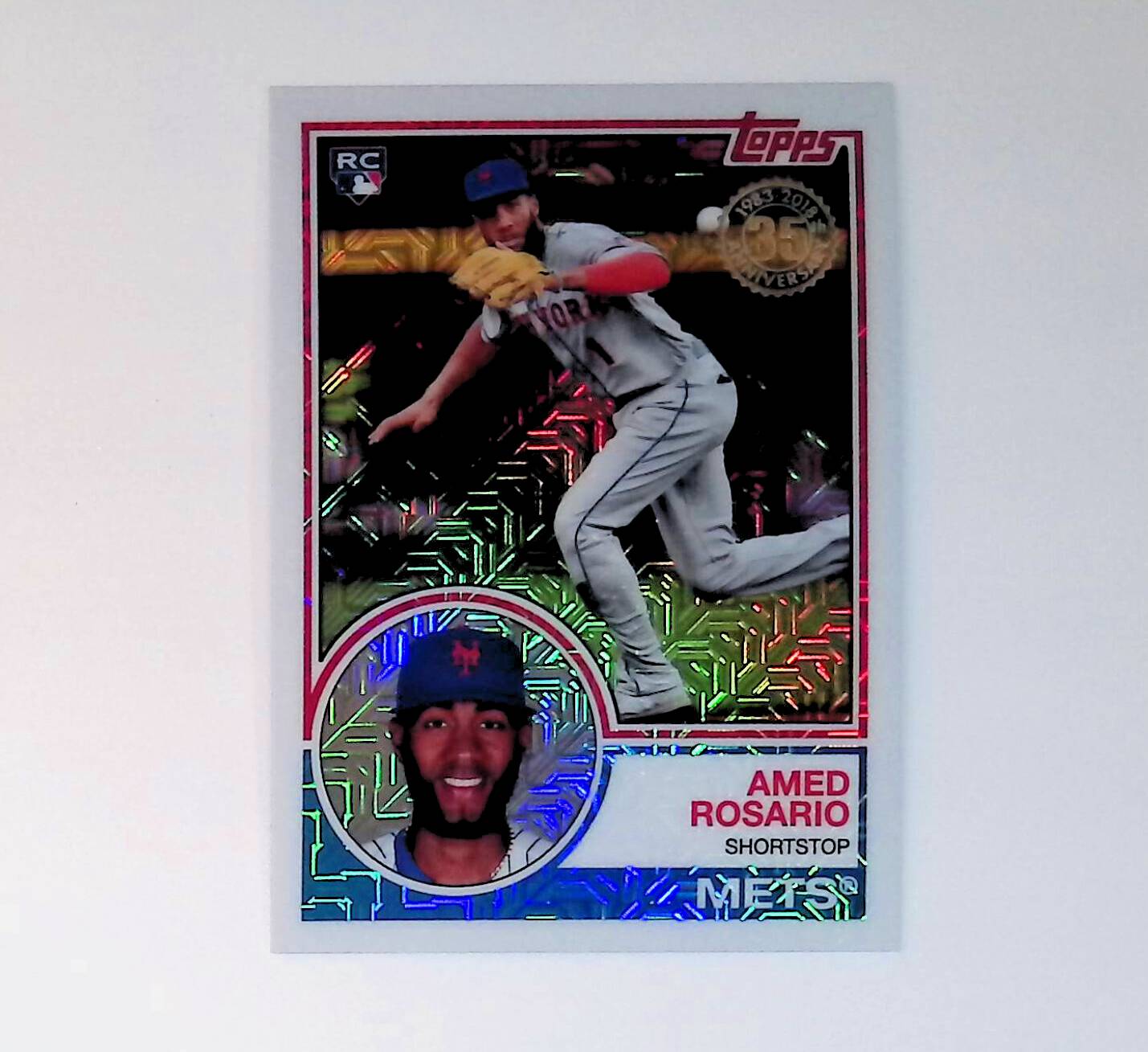 Amed Rosario 2018 Topps '83 Topps Silver Pack Chrome #24 (Rookie Card) - LoCo Collectables