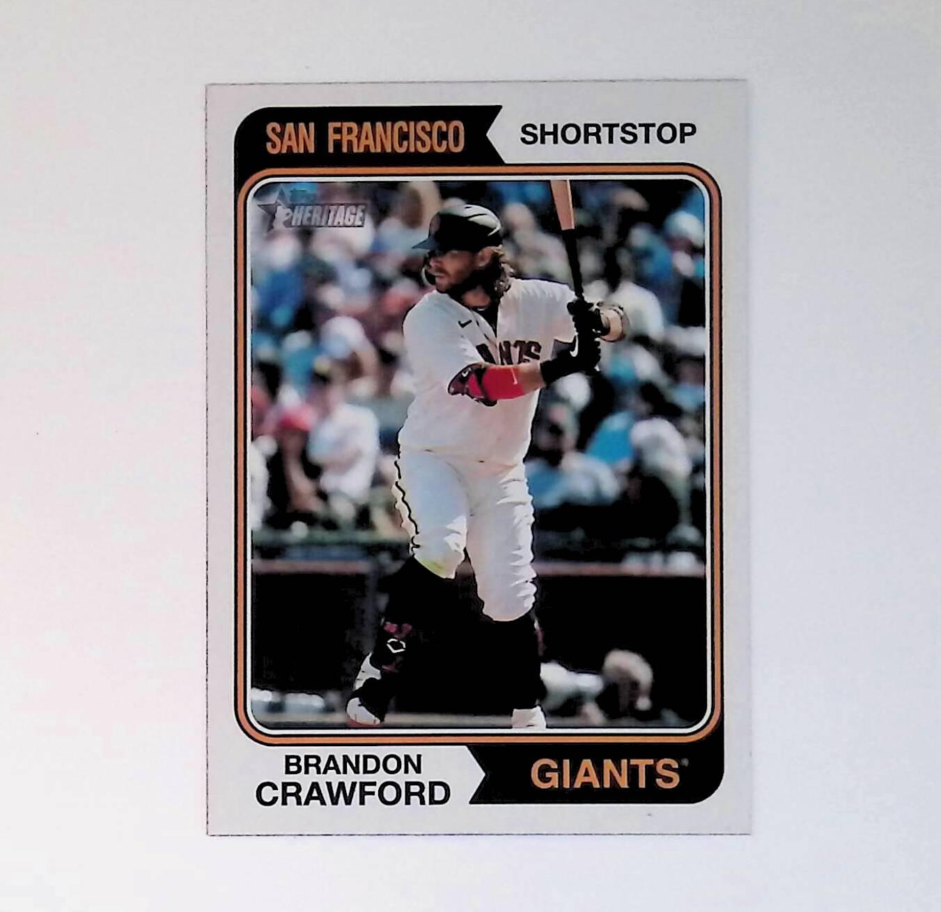 Brandon Crawford 2023 Topps Heritage #419 - LoCo Collectables