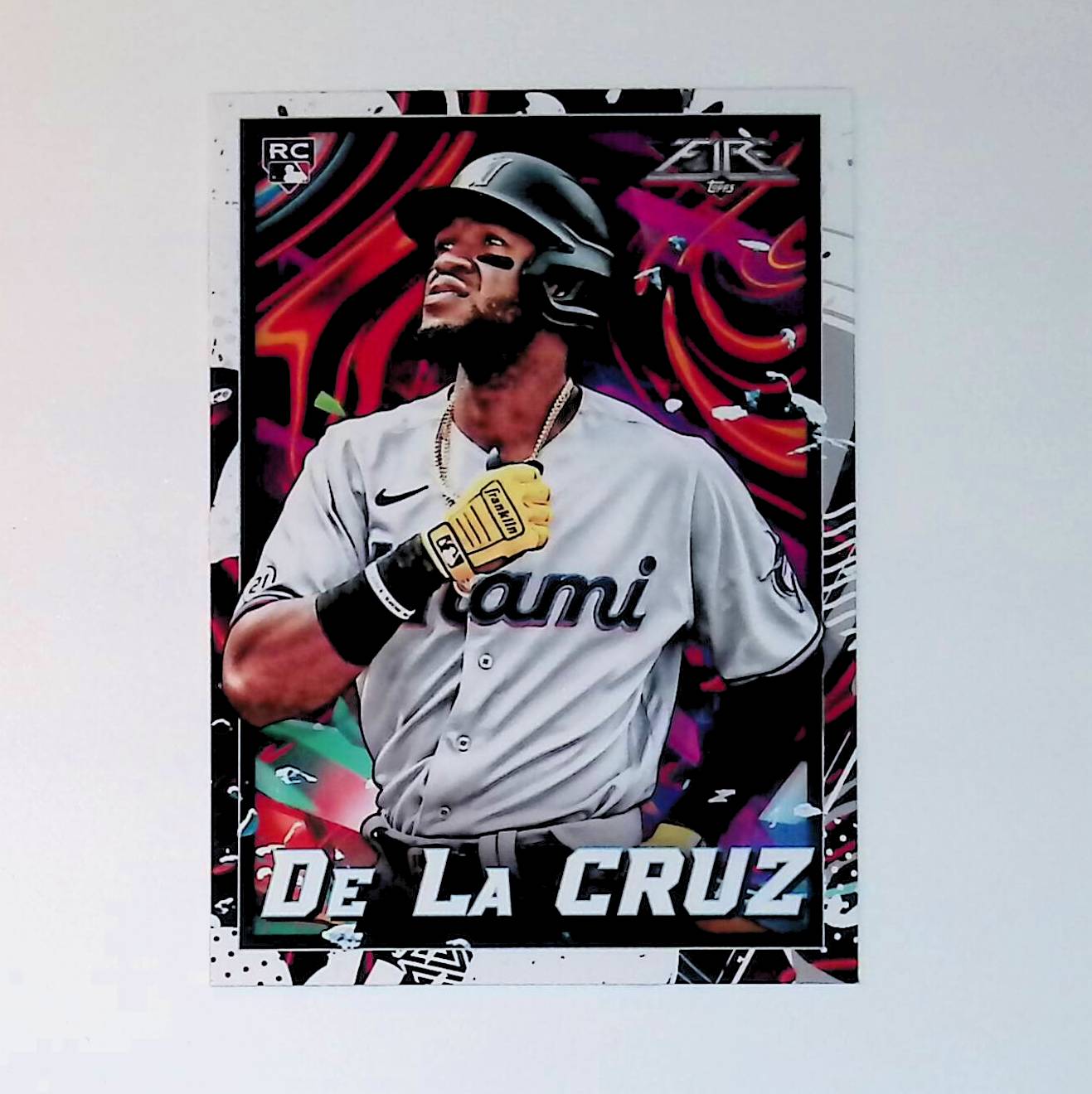 Bryan De La Cruz 2022 Topps Fire #15 (Rookie Card) - LoCo Collectables