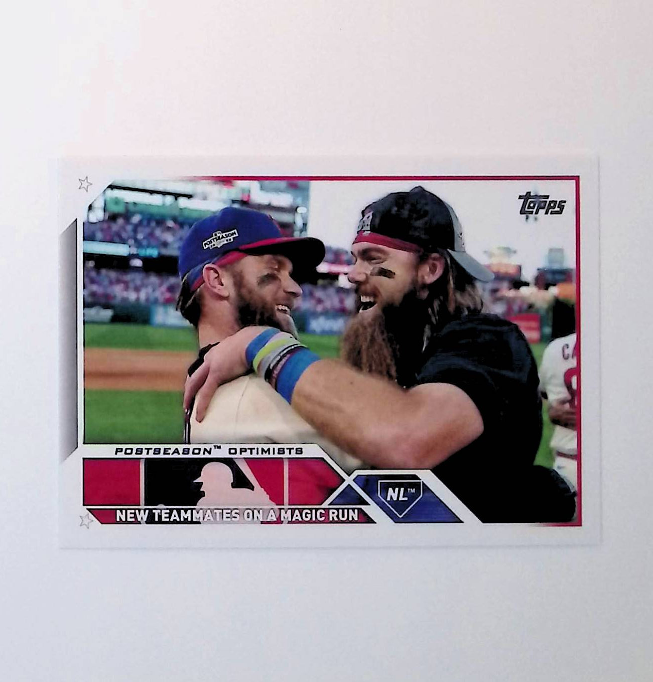 Bryce Harper, Brandon Marsh "Postseason Optimists" 2023 Topps #432 - LoCo Collectables