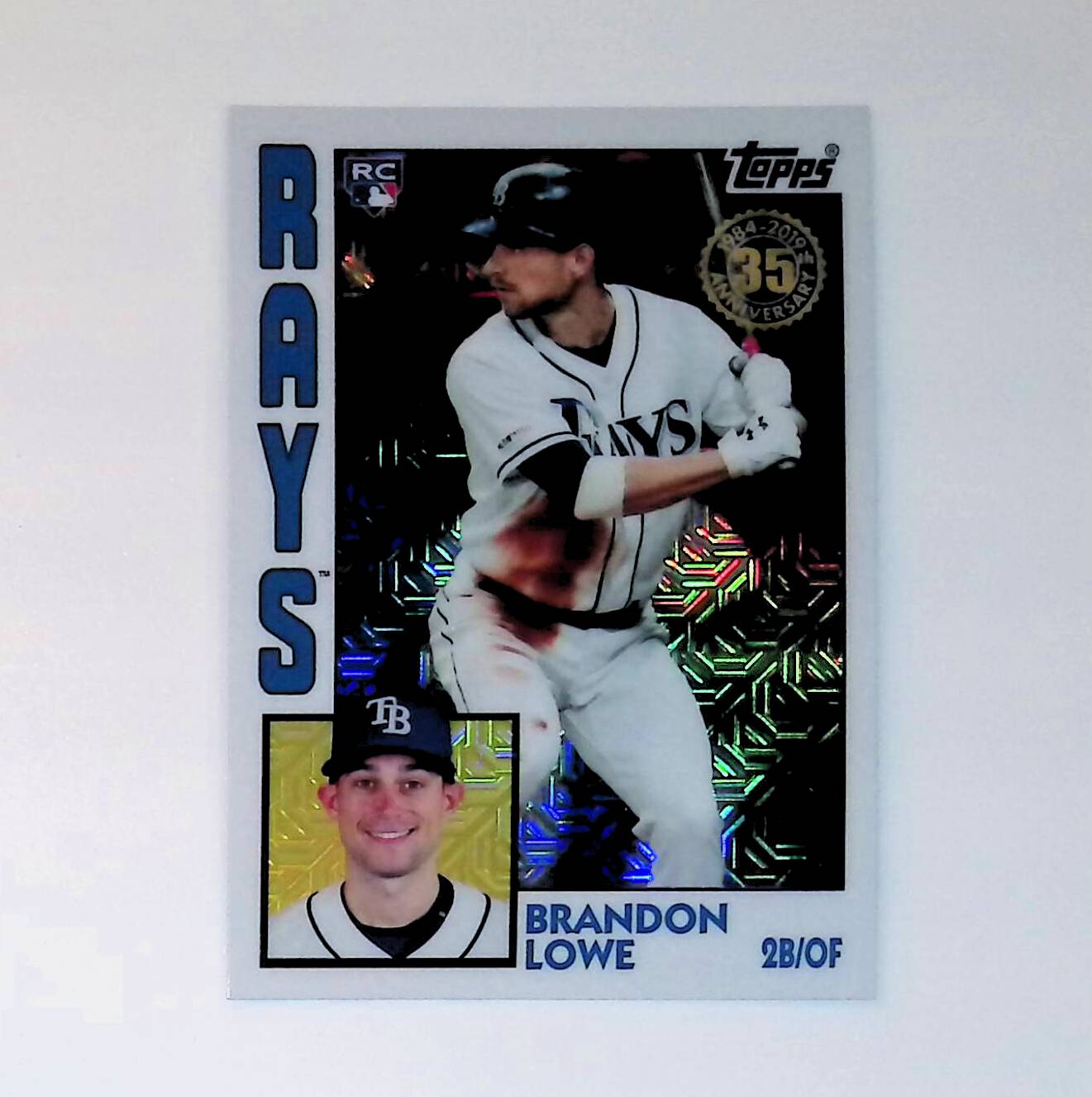 Brandon Lowe 2019 Topps Update '84 Topps Silver Pack Chrome #T84U-42 (Rookie Card) - LoCo Collectables