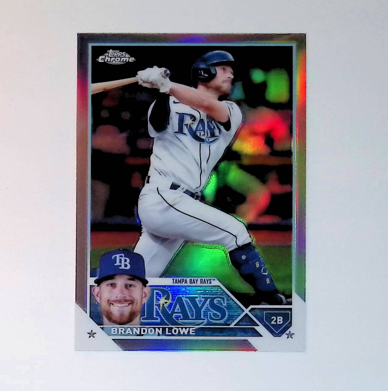 Brandon Lowe 2023 Topps Chrome Refractors #208 - LoCo Collectables