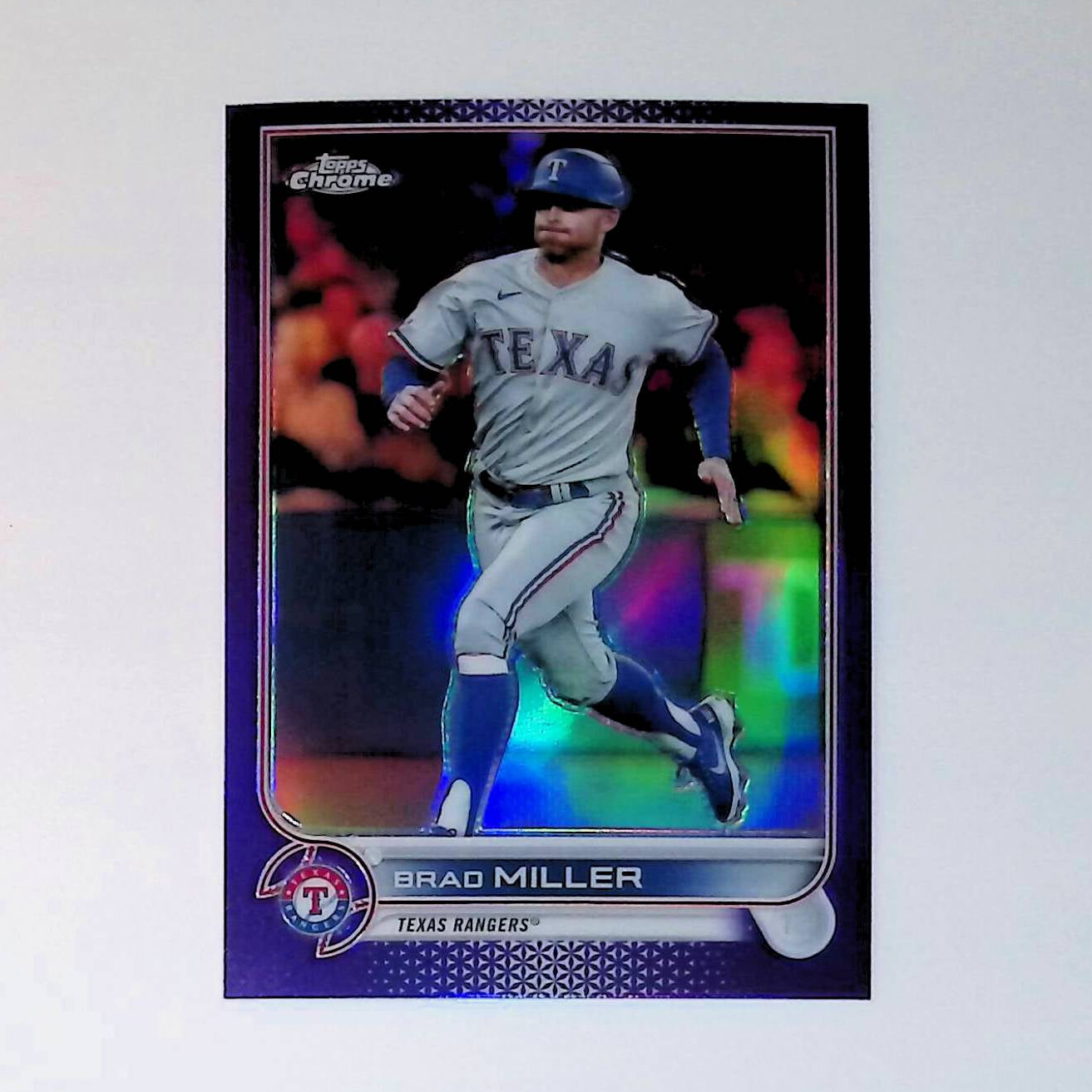 Brad Miller 2022 Topps Chrome Update Purple Refractors #USC78 - LoCo Collectables