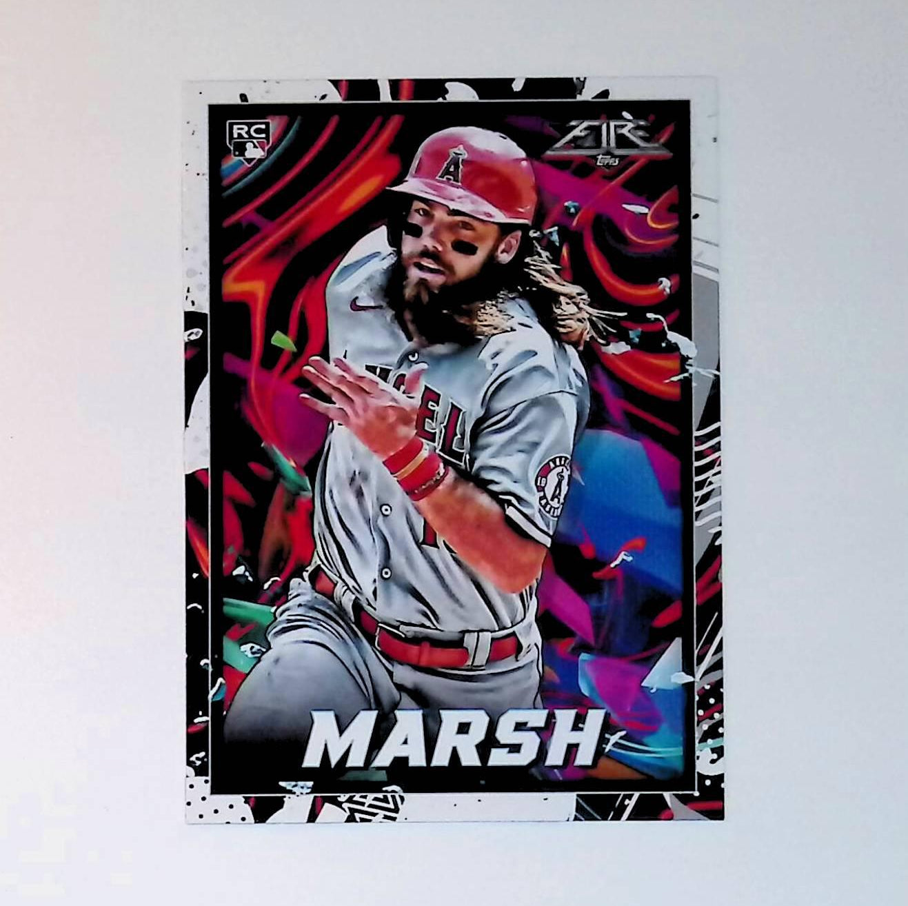 Brandon Marsh 2022 Topps Fire #56 (Rookie Card) - LoCo Collectables