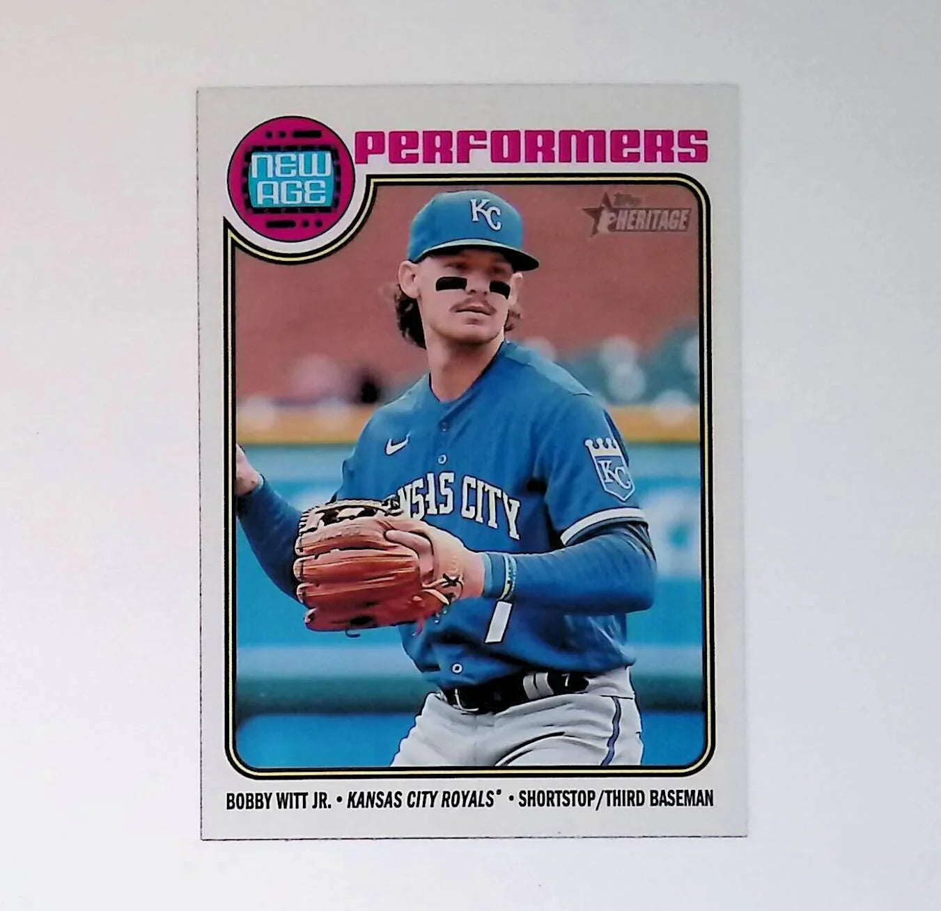Bobby Witt Jr 2023 Topps Heritage New Age Performers #NA-16 - LoCo Collectables