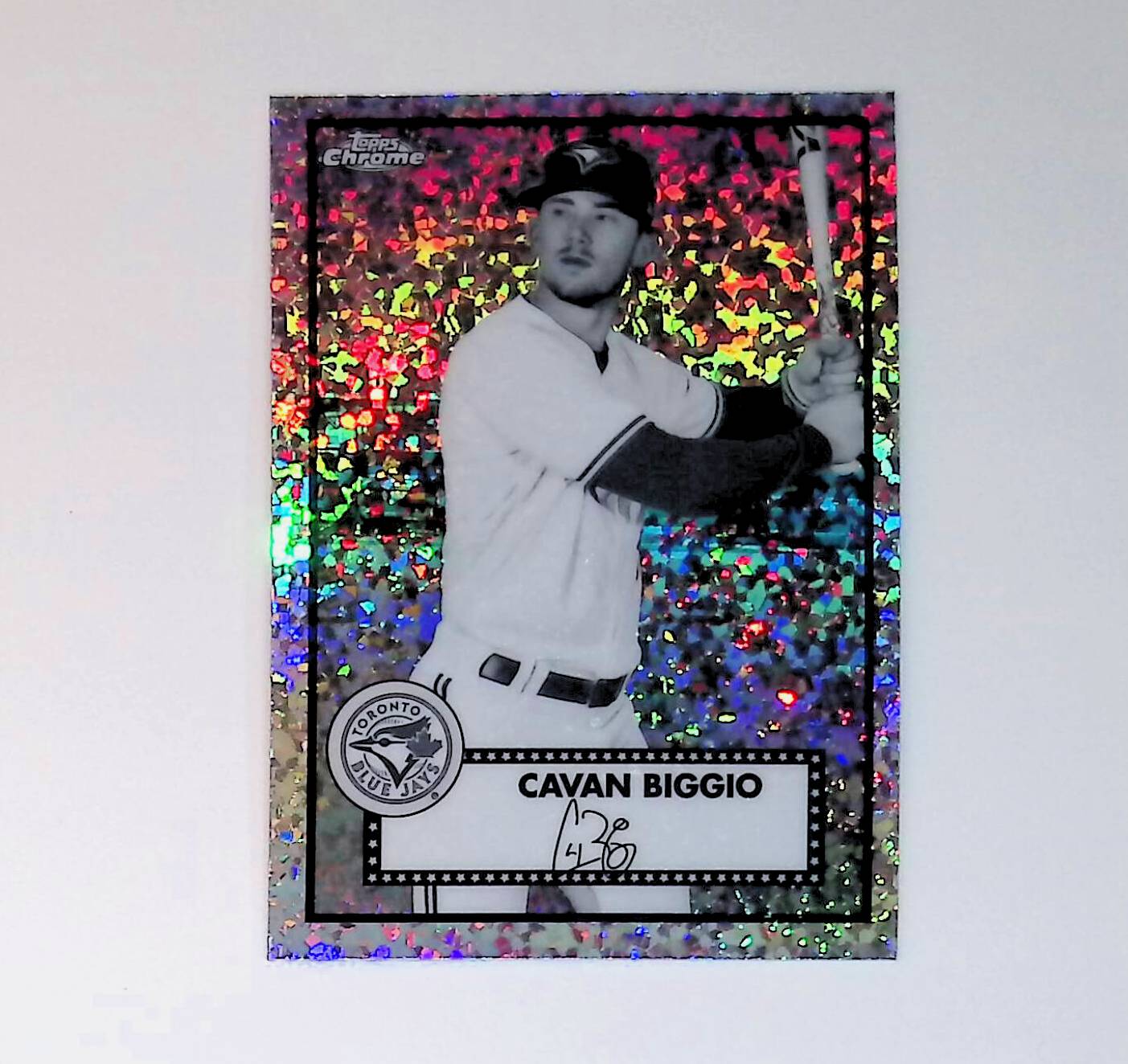 Cavan Biggio 2021 Topps Chrome Platinum Anniversary Black and White Mini Diamond Refractors #273 - LoCo Collectables