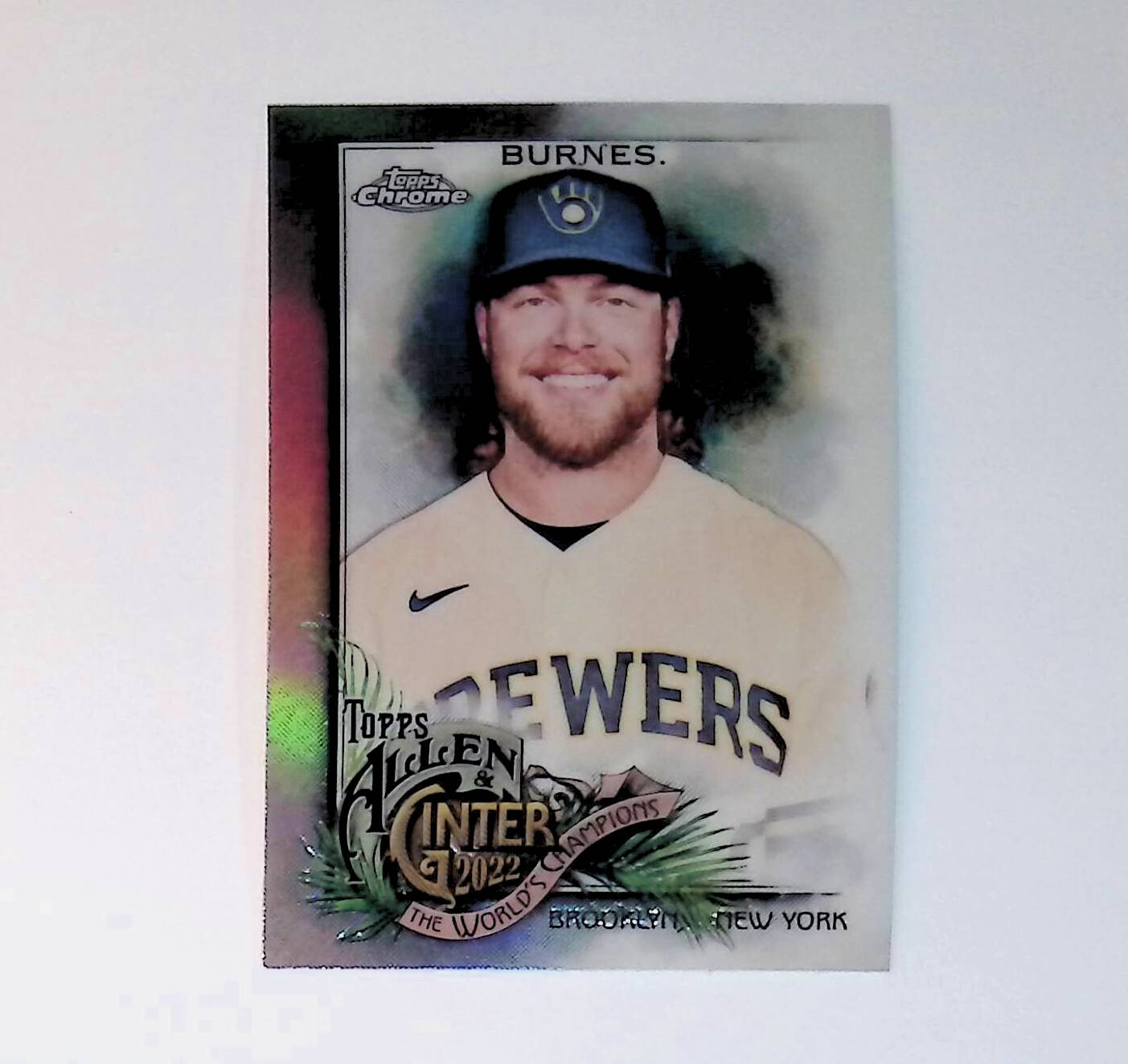 Corbin Burnes 2022 Topps Allen and Ginter Chrome Refractor #31 - LoCo Collectables