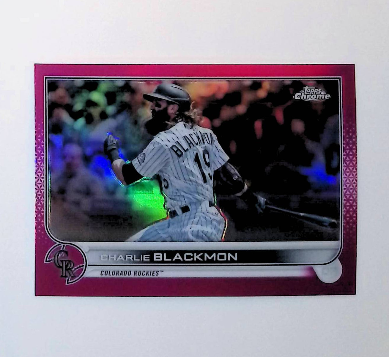 Charlie Blackmon 2022 Topps Chrome Pink Refractor #37 - LoCo Collectables