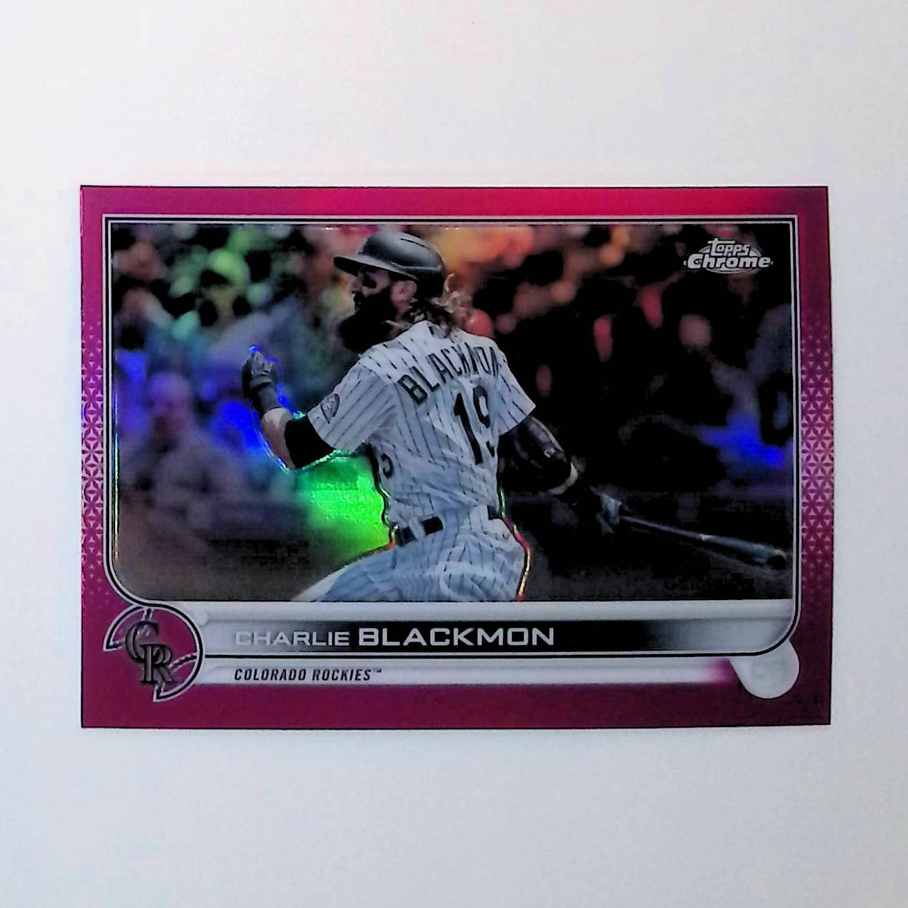 Charlie Blackmon 2022 Topps Chrome Pink Refractor #37 - LoCo Collectables