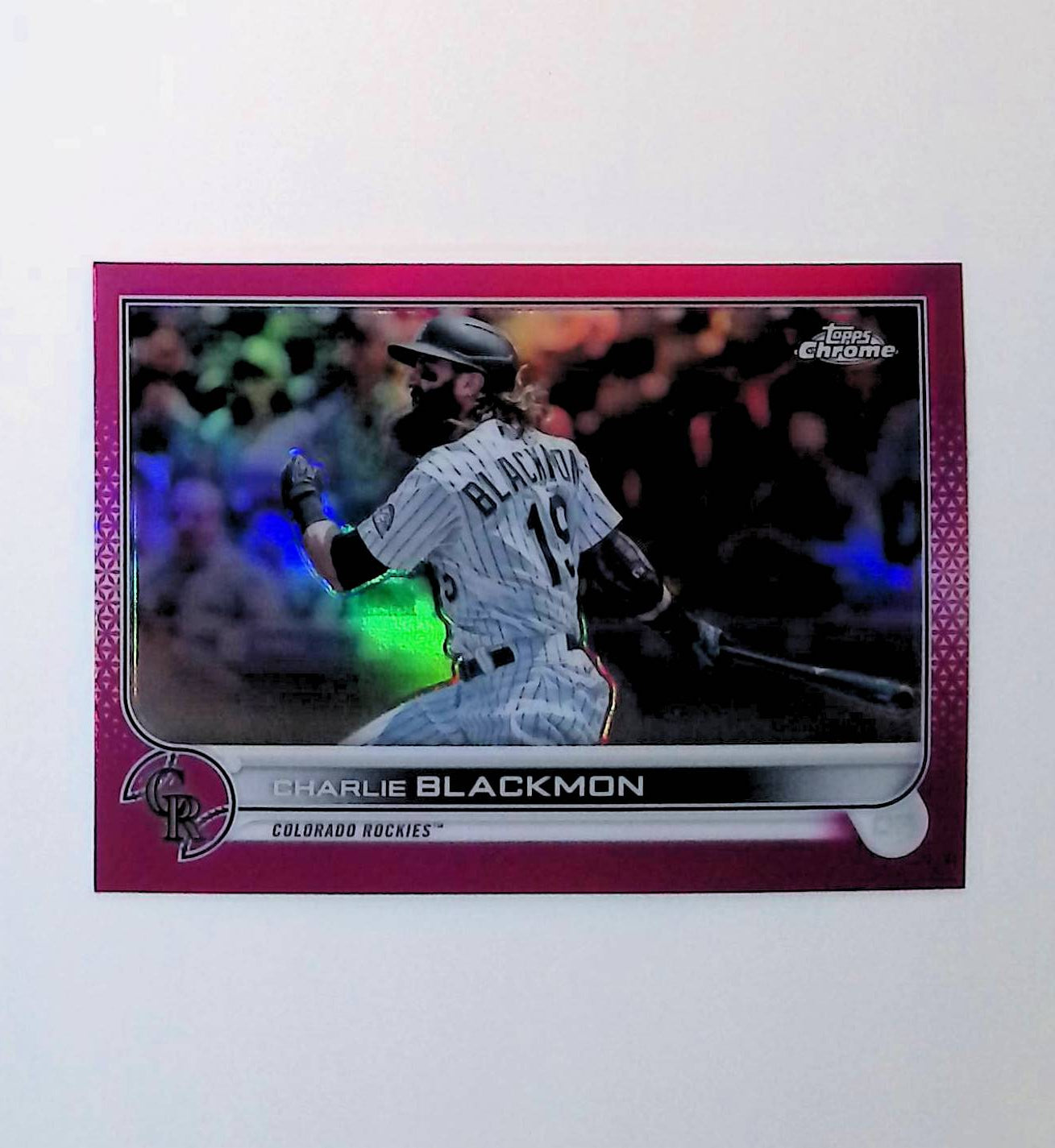 Charlie Blackmon 2022 Topps Chrome Pink Refractor #37 - LoCo Collectables