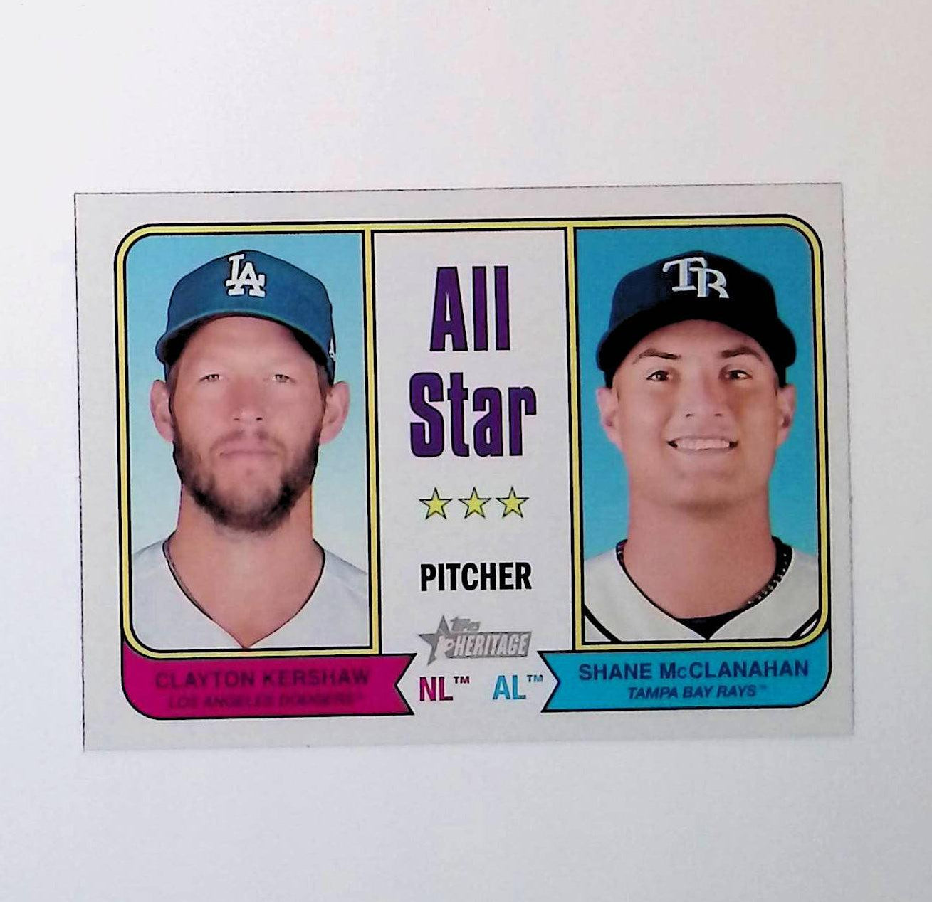 2023 Topps Heritage #339 Clayton Kershaw Shane McClanahan - LoCo Collectables