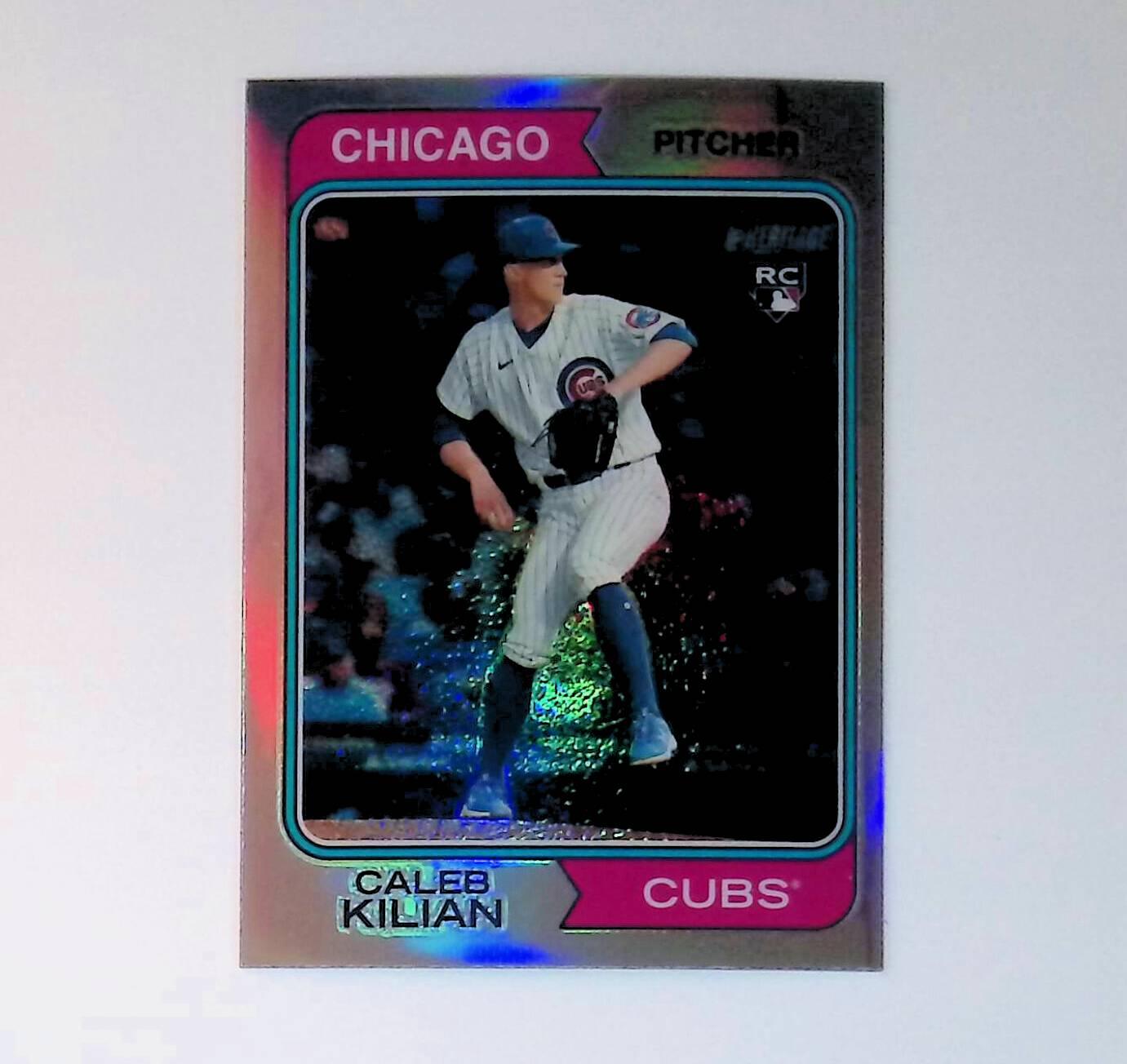 Caleb Kilian 2023 Topps Heritage Chrome Refractor #92 (Rookie Card) 307/574 - LoCo Collectables