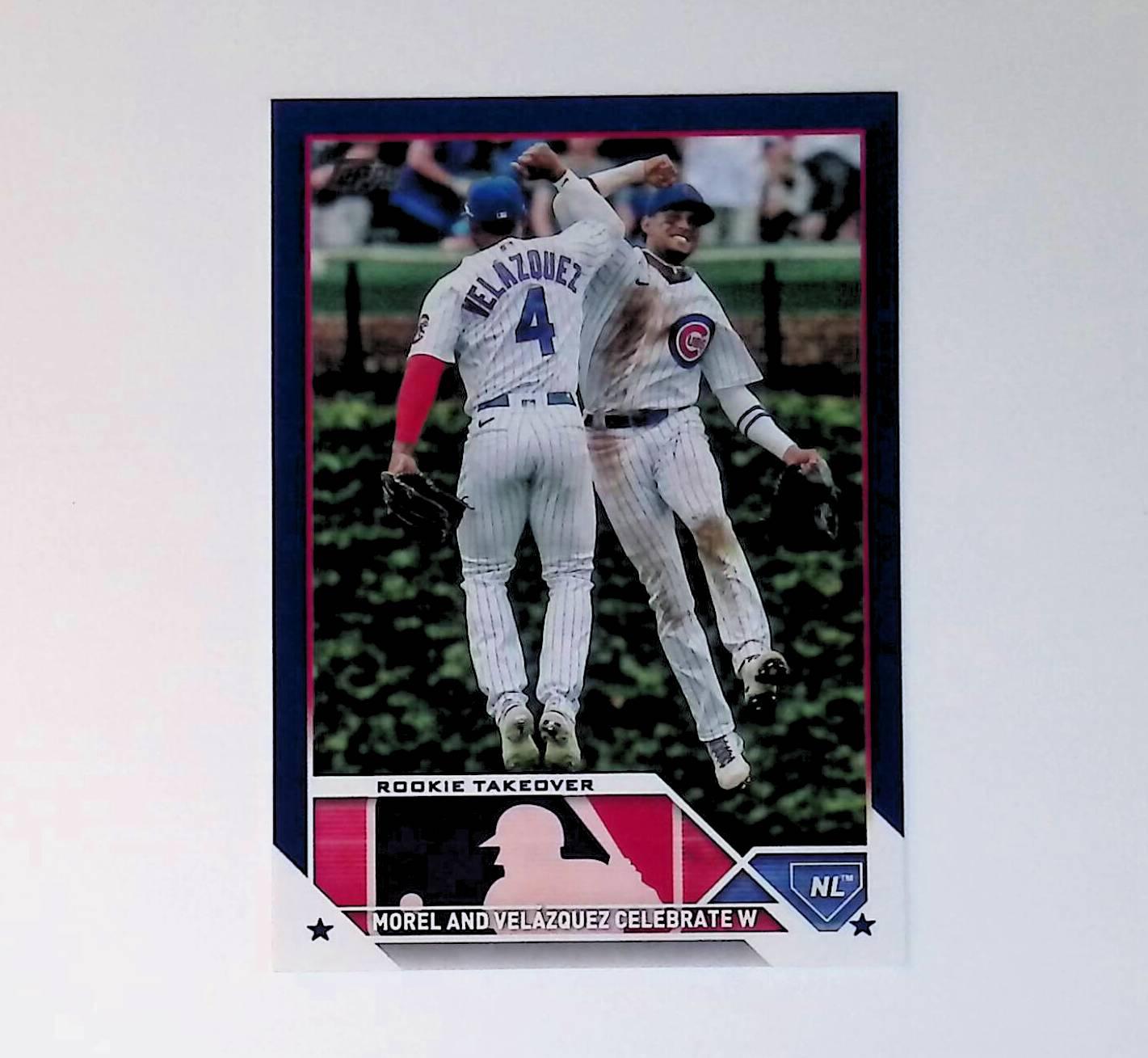 2023 Topps Royal Blue #376 Christopher Morel Nelson Velazquez - LoCo Collectables
