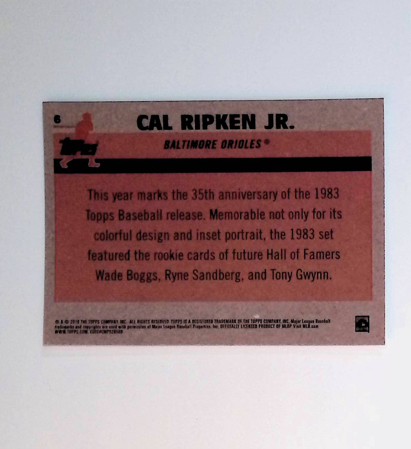 Cal Ripken Jr 2018 Topps '83 Topps Silver Pack Chrome #6 - LoCo Collectables