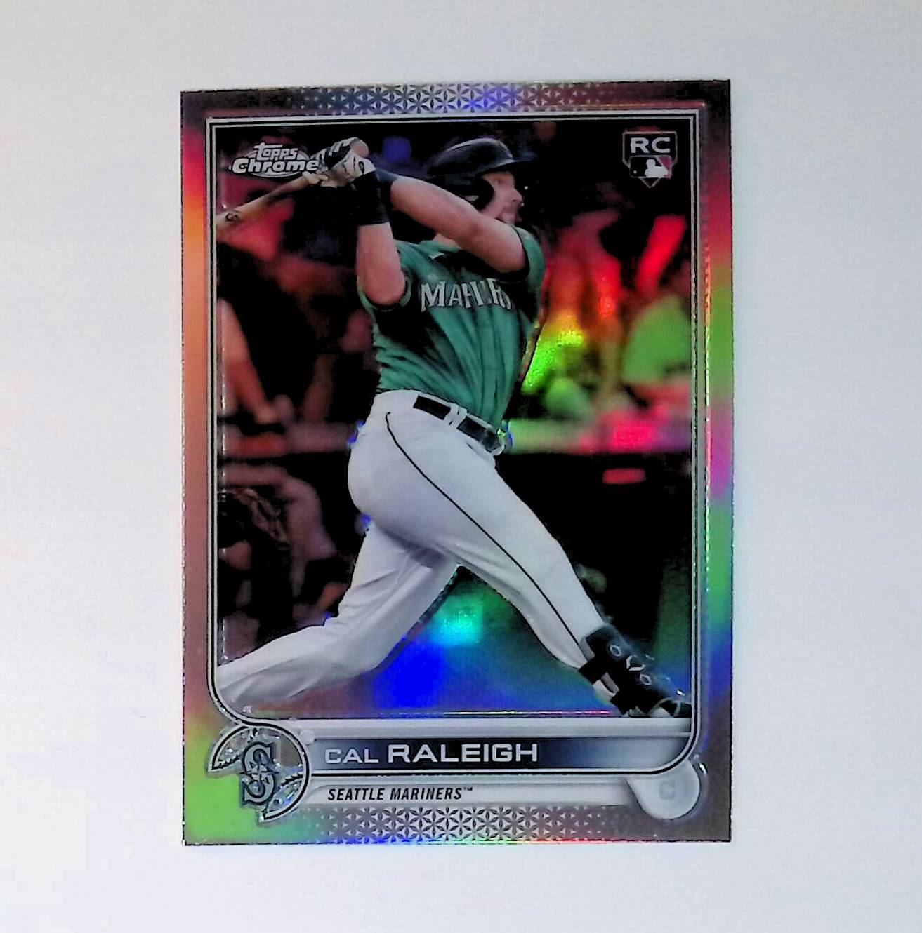 Cal Raleigh 2022 Topps Chrome Refractors #149 (Rookie Card) - LoCo Collectables