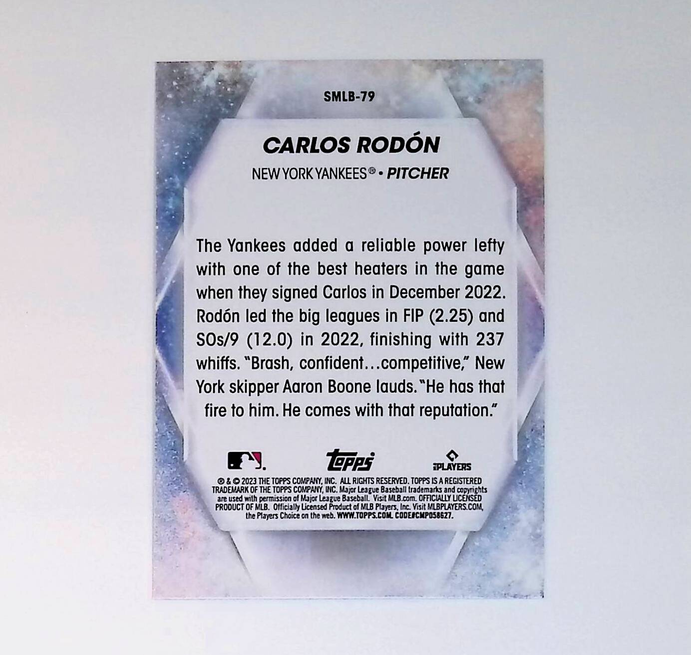 Carlos Rodon 2023 Topps Stars of MLB #SMLB-79 - LoCo Collectables