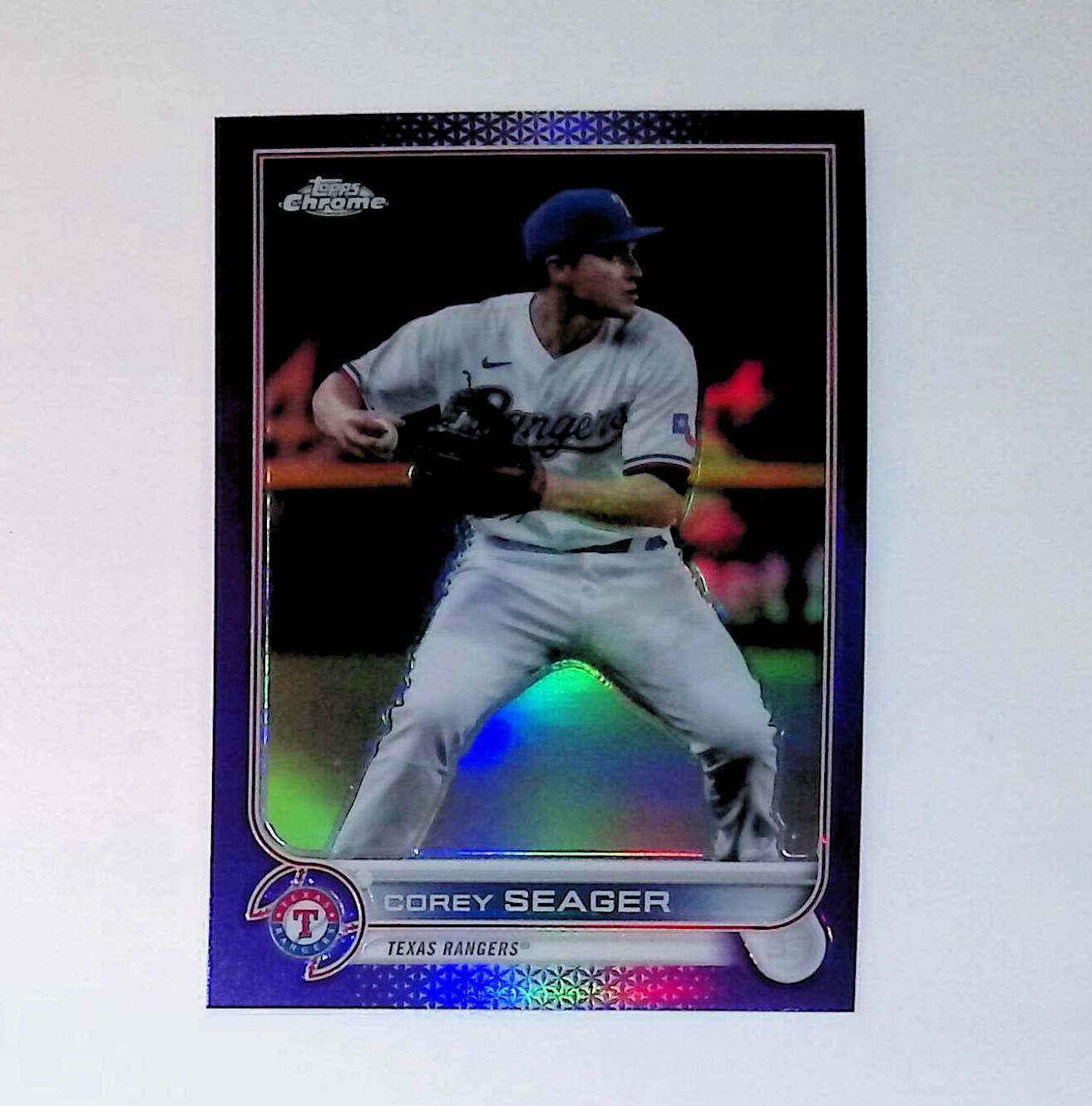 Corey Seager 2022 Topps Chrome Update Purple Refractors #USC120 - LoCo Collectables