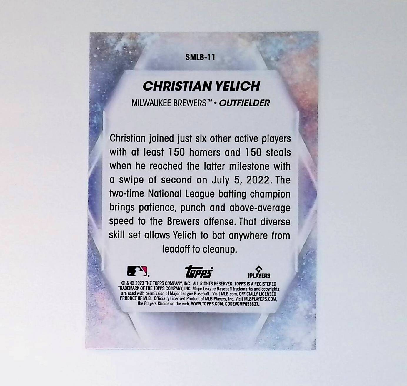 Christian Yelich 2023 Topps Stars of MLB #SMLB-11 - LoCo Collectables