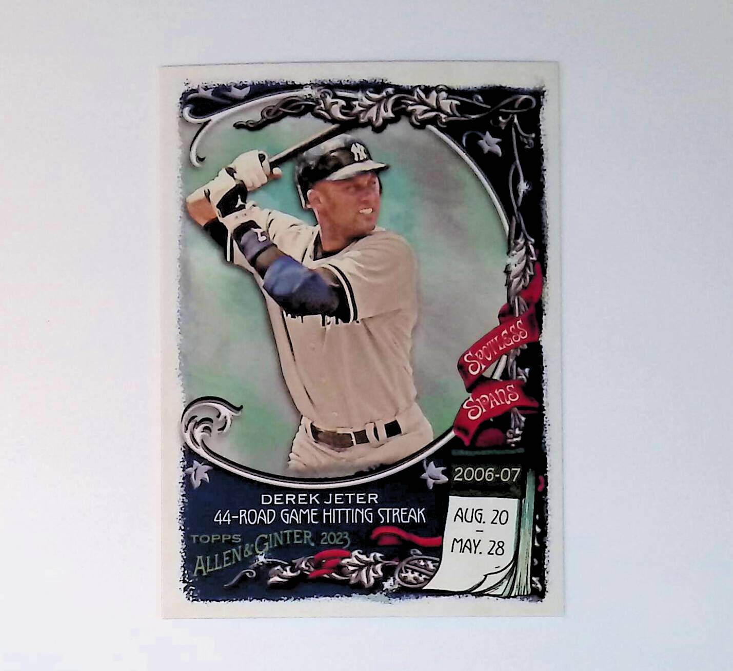 Derek Jeter 2023 Topps Allen and Ginter Spotless Spans #SS-7 - LoCo Collectables