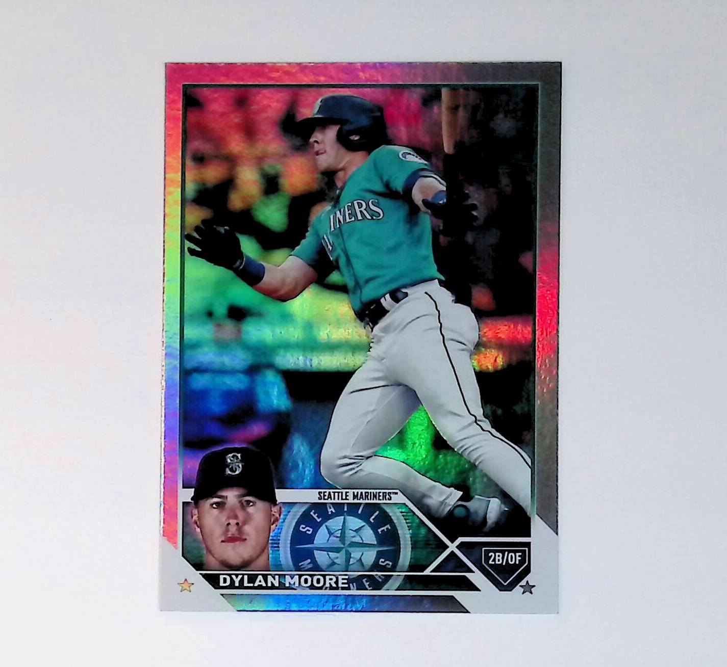 Dylan Moore 2023 Topps Update Rainbow Foil #US47 - LoCo Collectables