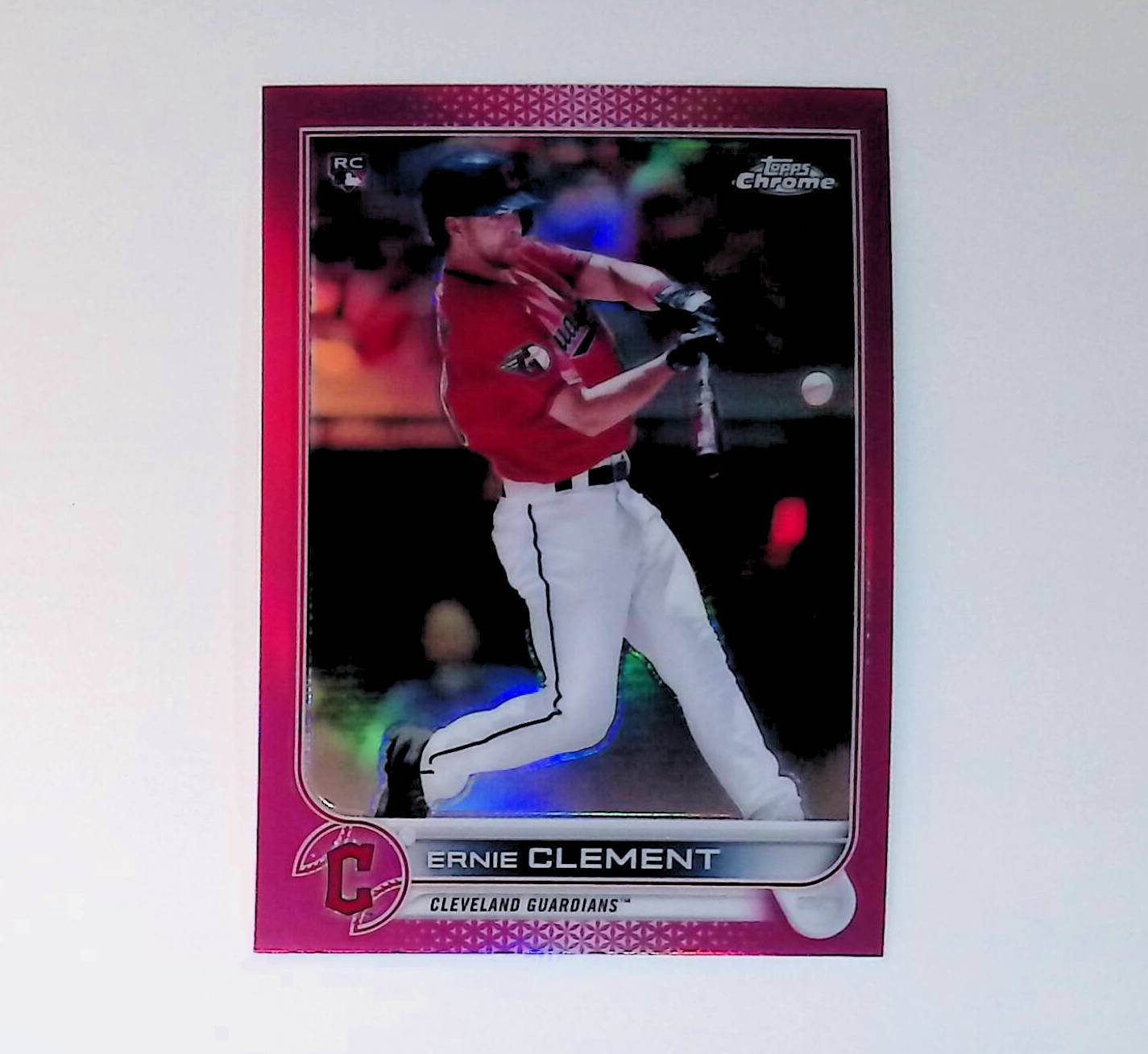 Ernie Clement 2022 Topps Chrome Pink Refractor #145 (Rookie Card) - LoCo Collectables