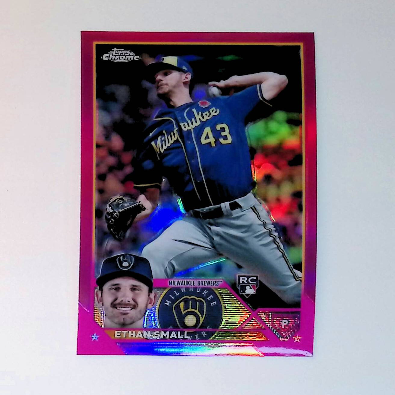 Ethan Small 2023 Topps Chrome Pink Refractors #46 (Rookie Card) - LoCo Collectables