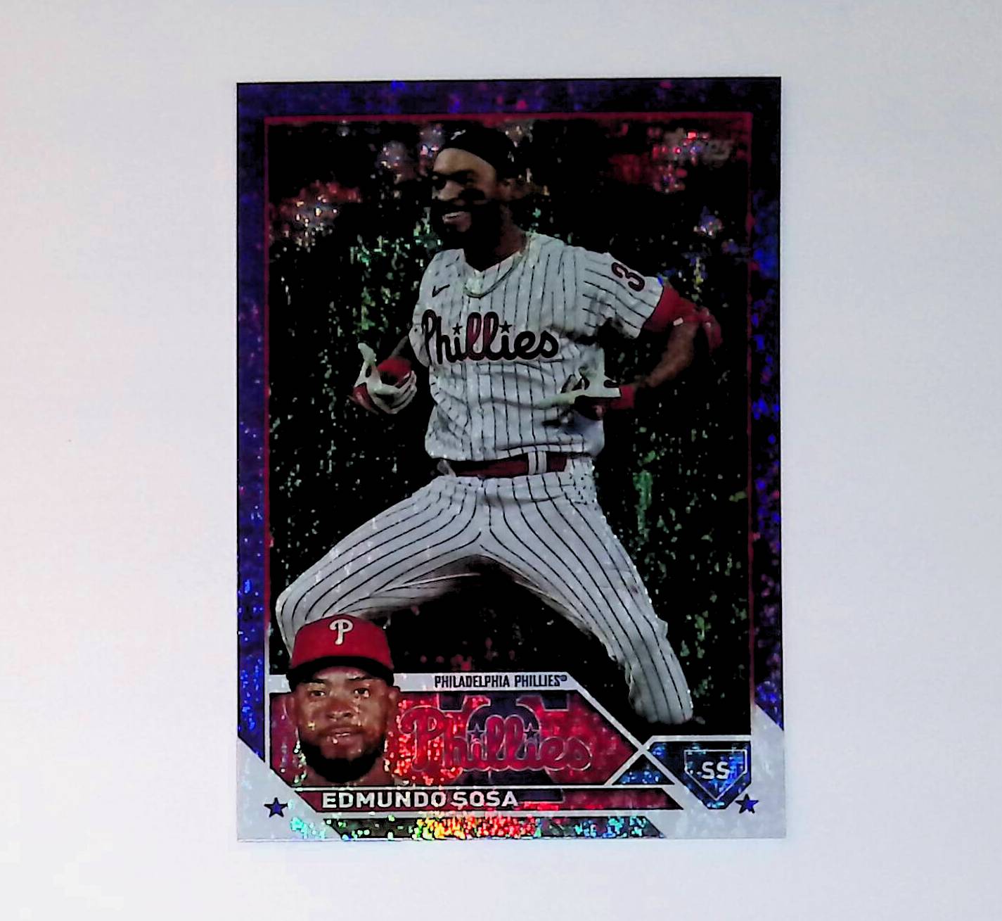 Edmundo Sosa 2023 Topps Update Purple Foilboard #US2 635/799 - LoCo Collectables