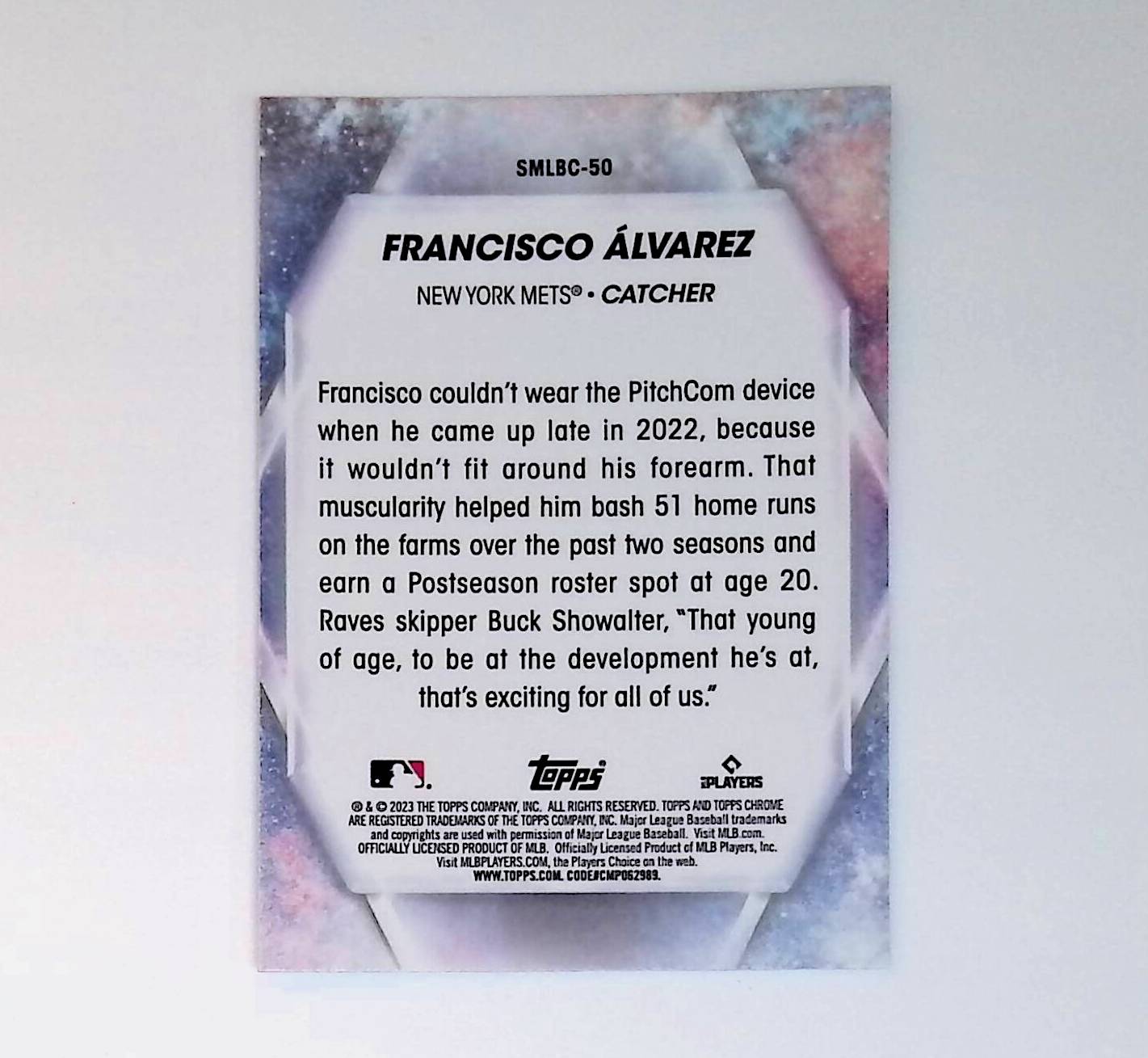 Francisco Alvarez 2023 Topps Stars of MLB Chrome #SMLBC-50 (Rookie Card) - LoCo Collectables