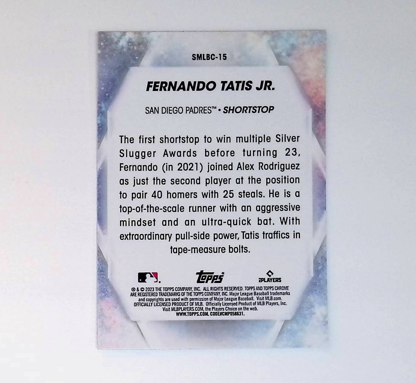 Fernando Tatis Jr 2023 Topps Stars of MLB Chrome #SMLBC-15 - LoCo Collectables