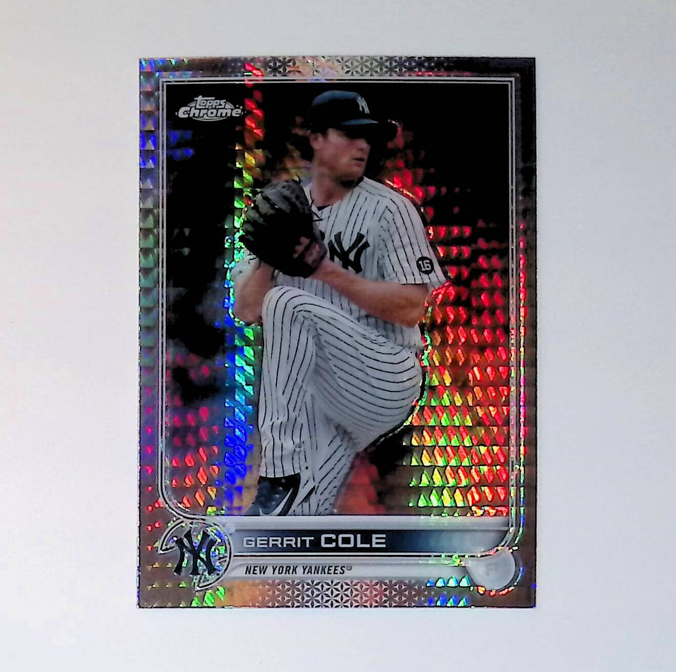 2022 Topps Chrome #179 Gerrit Cole Prism Refractor - LoCo Collectables