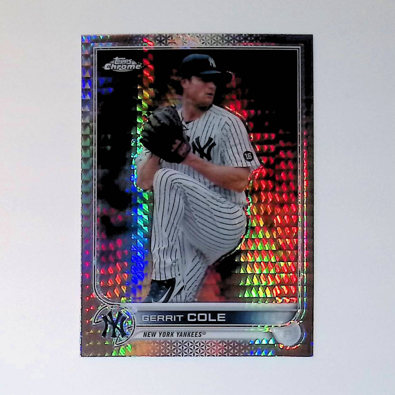 2022 Topps Chrome #179 Gerrit Cole Prism Refractor - LoCo Collectables